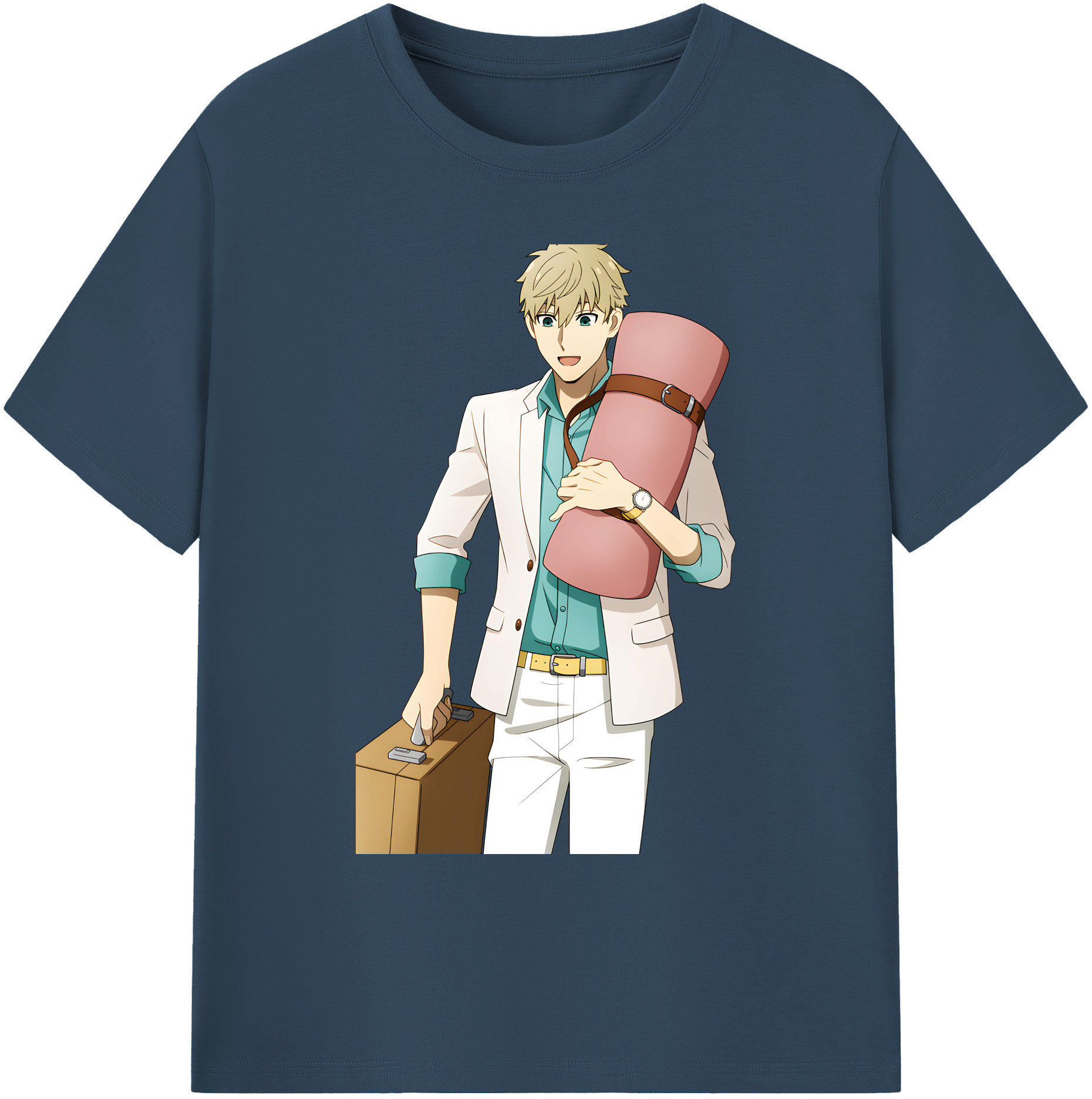 （画像用） SPY×FAMILY间谍家家酒 綿100％ メンズ半袖Tシャツ｜肌触りやわらか＆通気性
