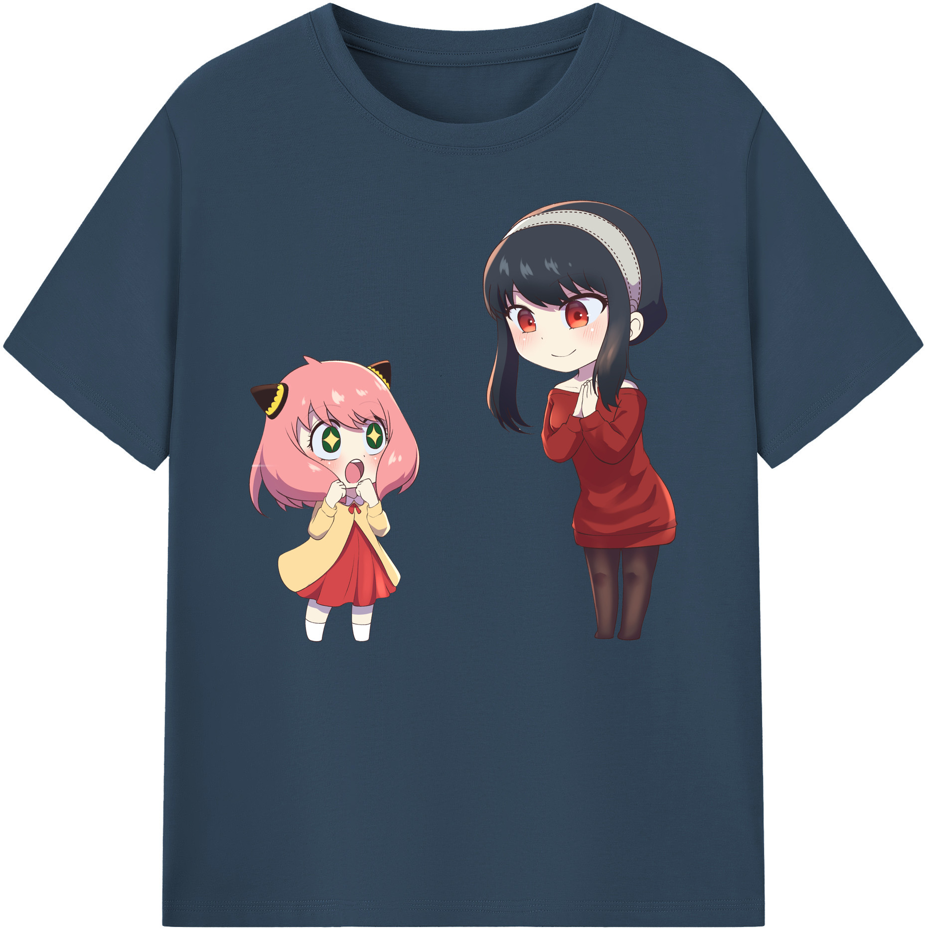 （画像用） SPY×FAMILY间谍家家酒 綿100％ メンズ半袖Tシャツ｜肌触りやわらか＆通気性