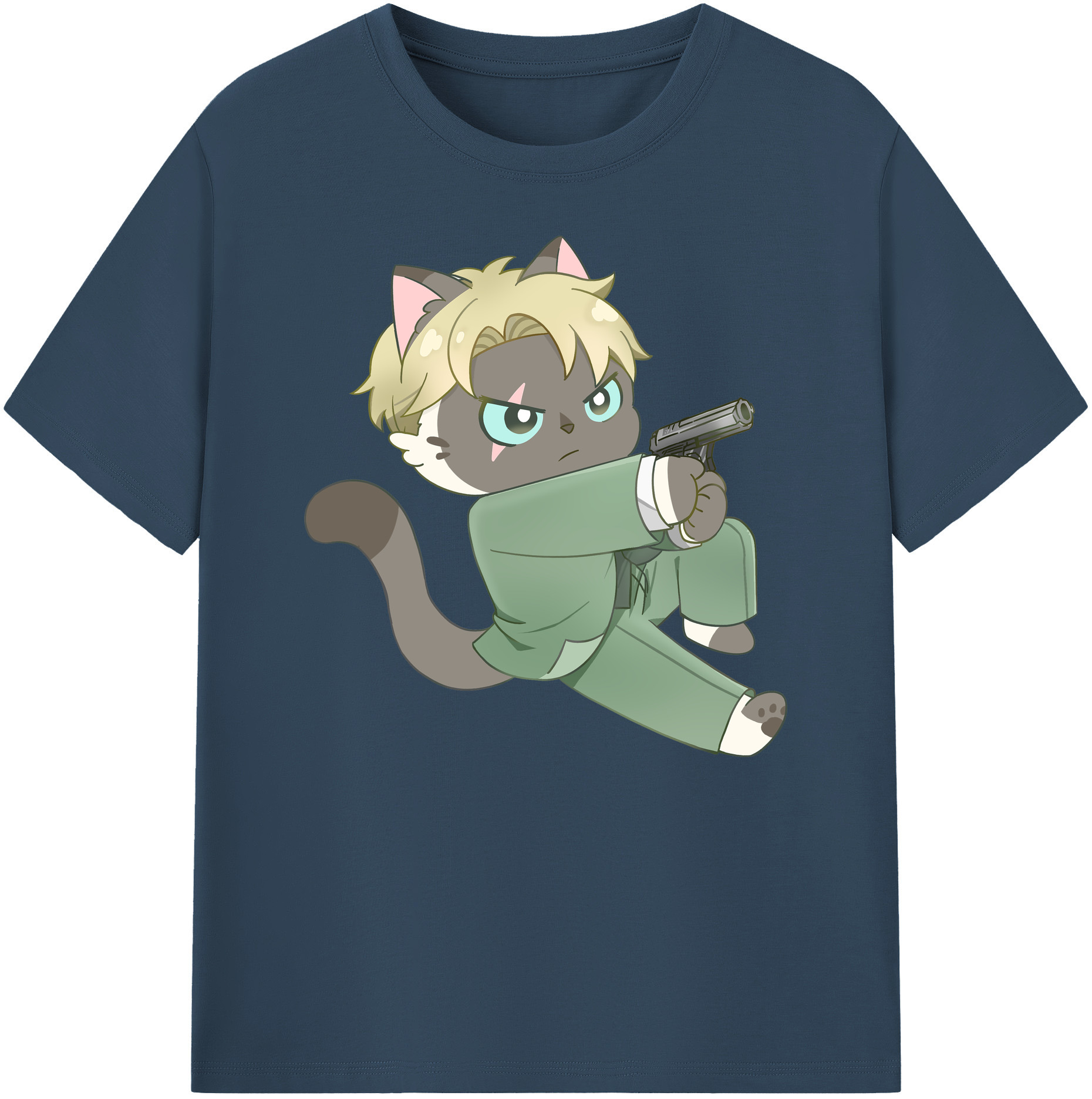 （画像用） SPY×FAMILY间谍家家酒 綿100％ メンズ半袖Tシャツ｜肌触りやわらか＆通気性