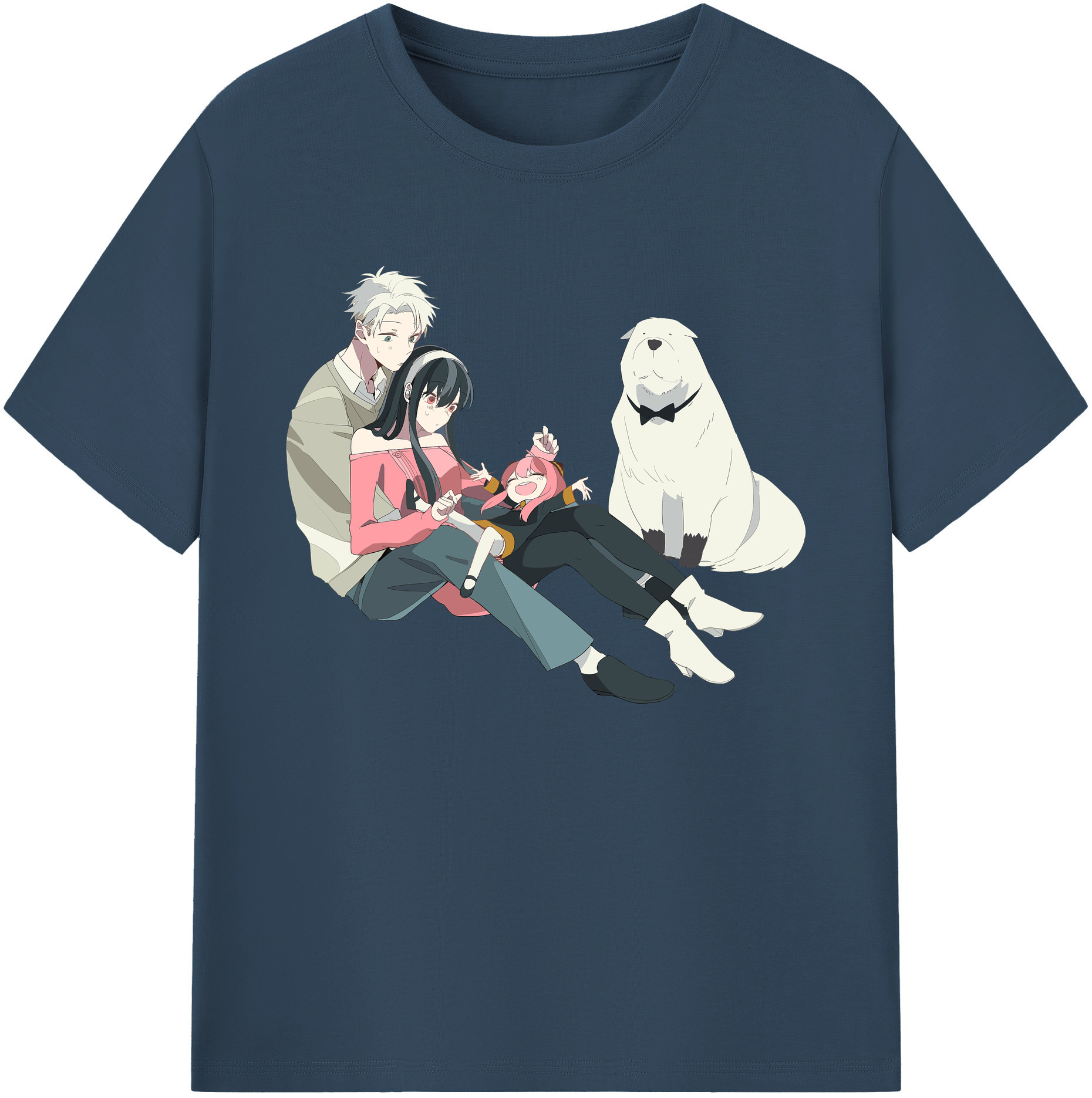 （画像用） SPY×FAMILY间谍家家酒 綿100％ メンズ半袖Tシャツ｜肌触りやわらか＆通気性