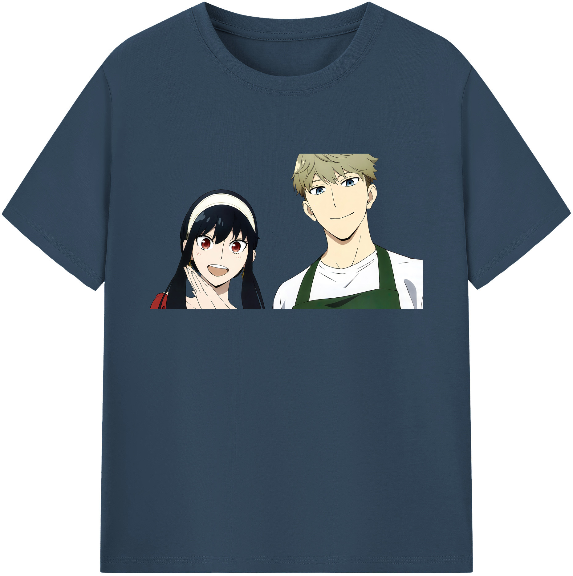 （画像用） SPY×FAMILY间谍家家酒 綿100％ メンズ半袖Tシャツ｜肌触りやわらか＆通気性