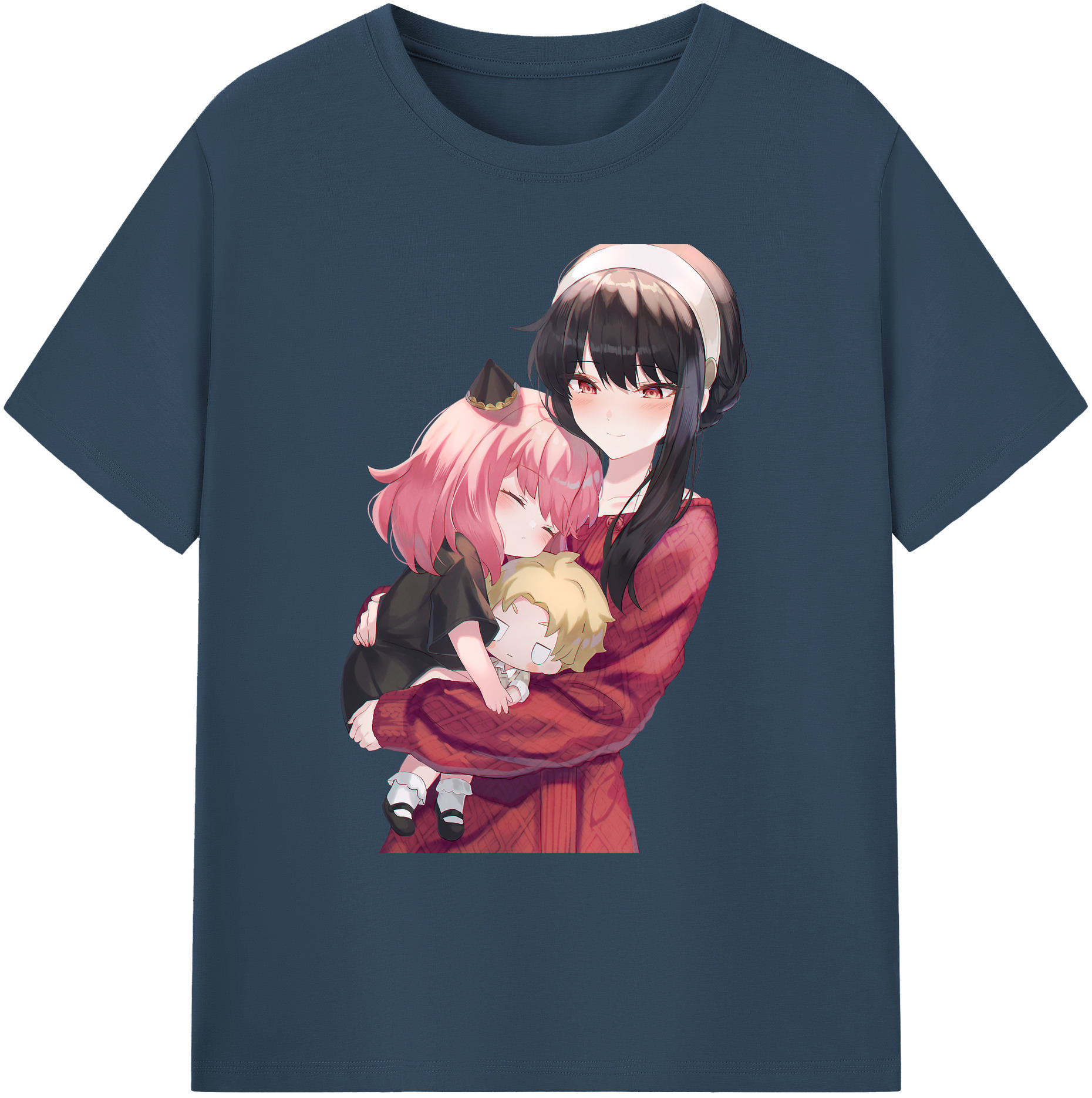 （画像用） SPY×FAMILY间谍家家酒 綿100％ メンズ半袖Tシャツ｜肌触りやわらか＆通気性