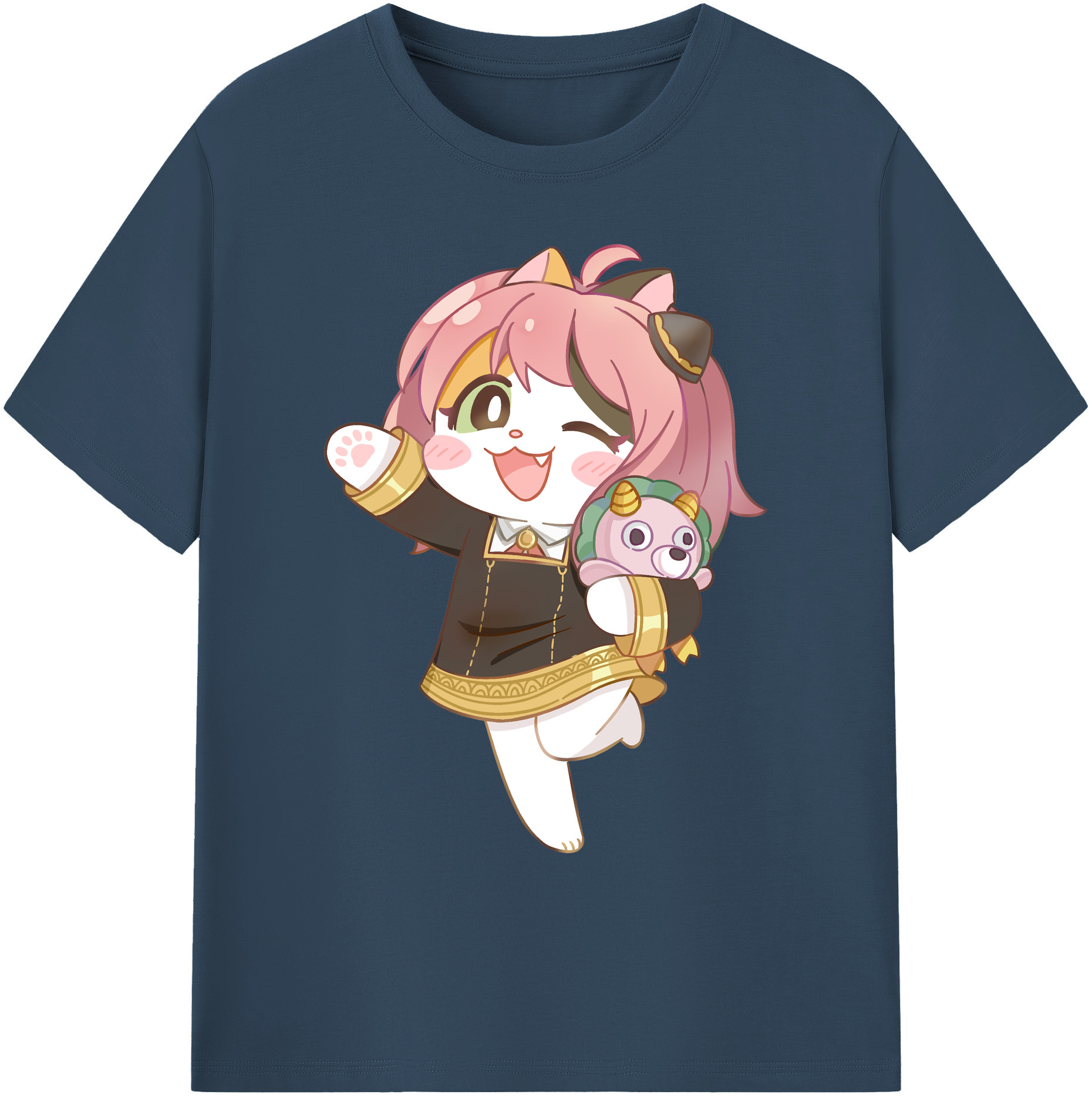 （画像用） SPY×FAMILY间谍家家酒 綿100％ メンズ半袖Tシャツ｜肌触りやわらか＆通気性