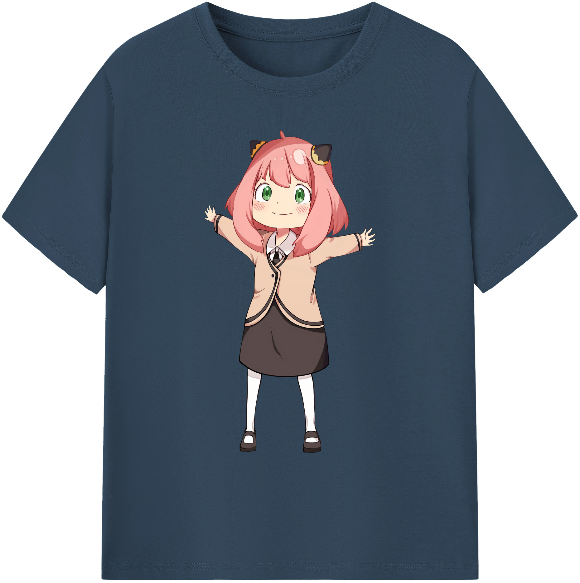 （画像用） SPY×FAMILY间谍家家酒 綿100％ メンズ半袖Tシャツ｜肌触りやわらか＆通気性