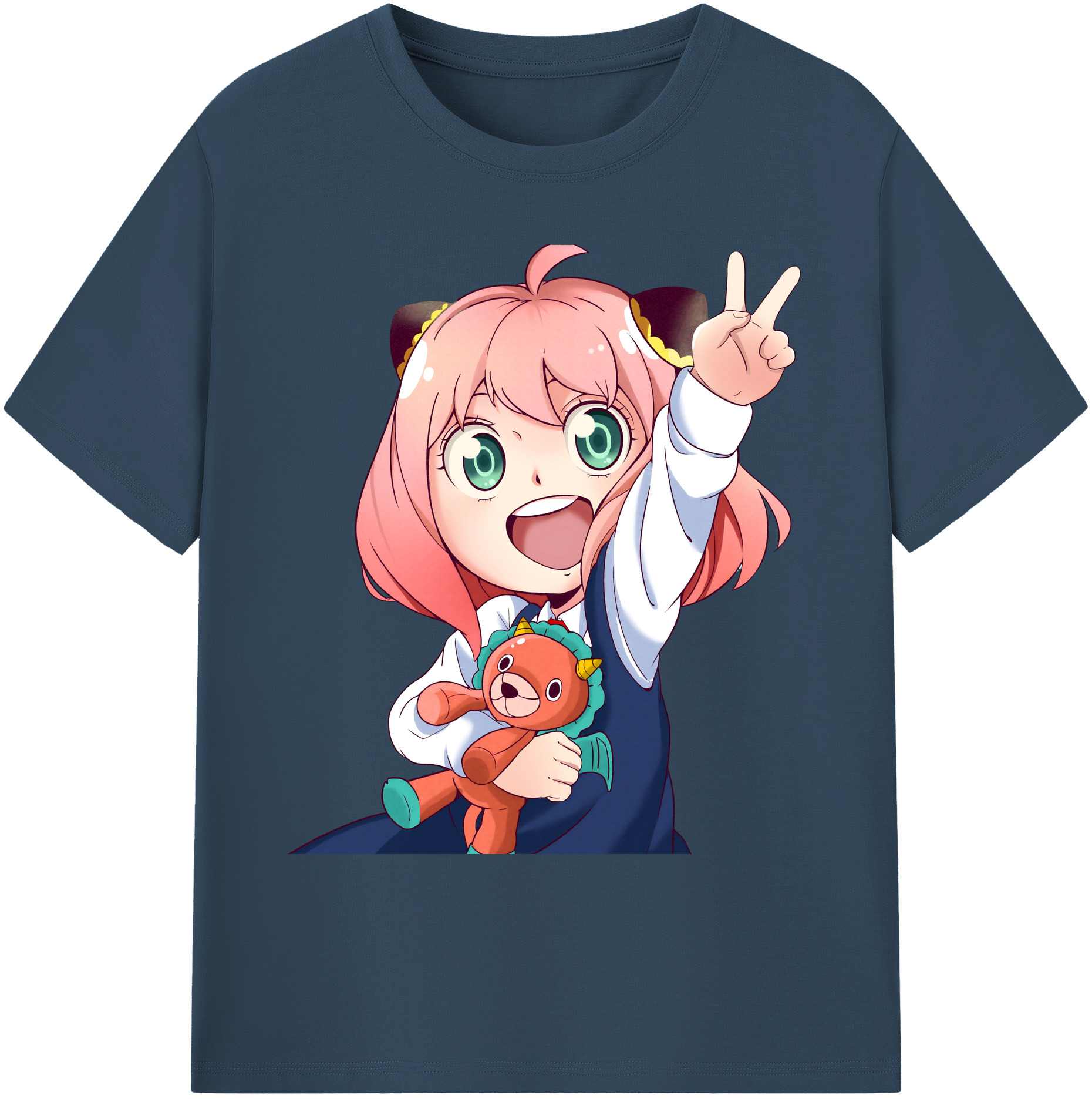 （画像用） SPY×FAMILY间谍家家酒 綿100％ メンズ半袖Tシャツ｜肌触りやわらか＆通気性