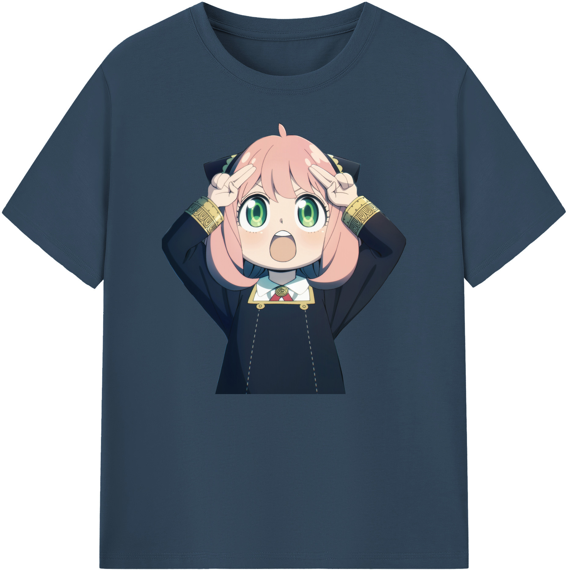 （画像用） SPY×FAMILY间谍家家酒 綿100％ メンズ半袖Tシャツ｜肌触りやわらか＆通気性