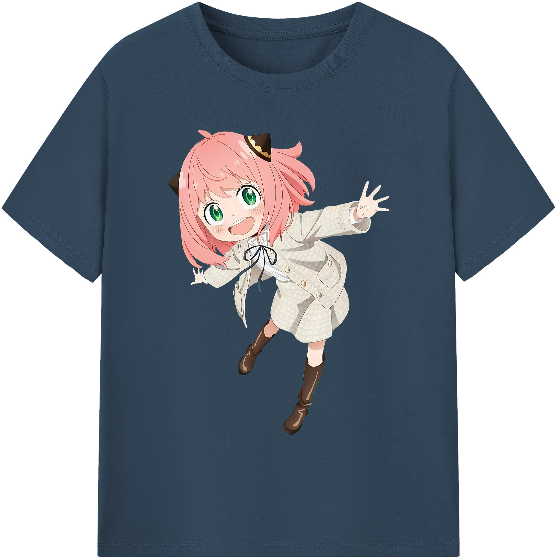 （画像用） SPY×FAMILY间谍家家酒 綿100％ メンズ半袖Tシャツ｜肌触りやわらか＆通気性
