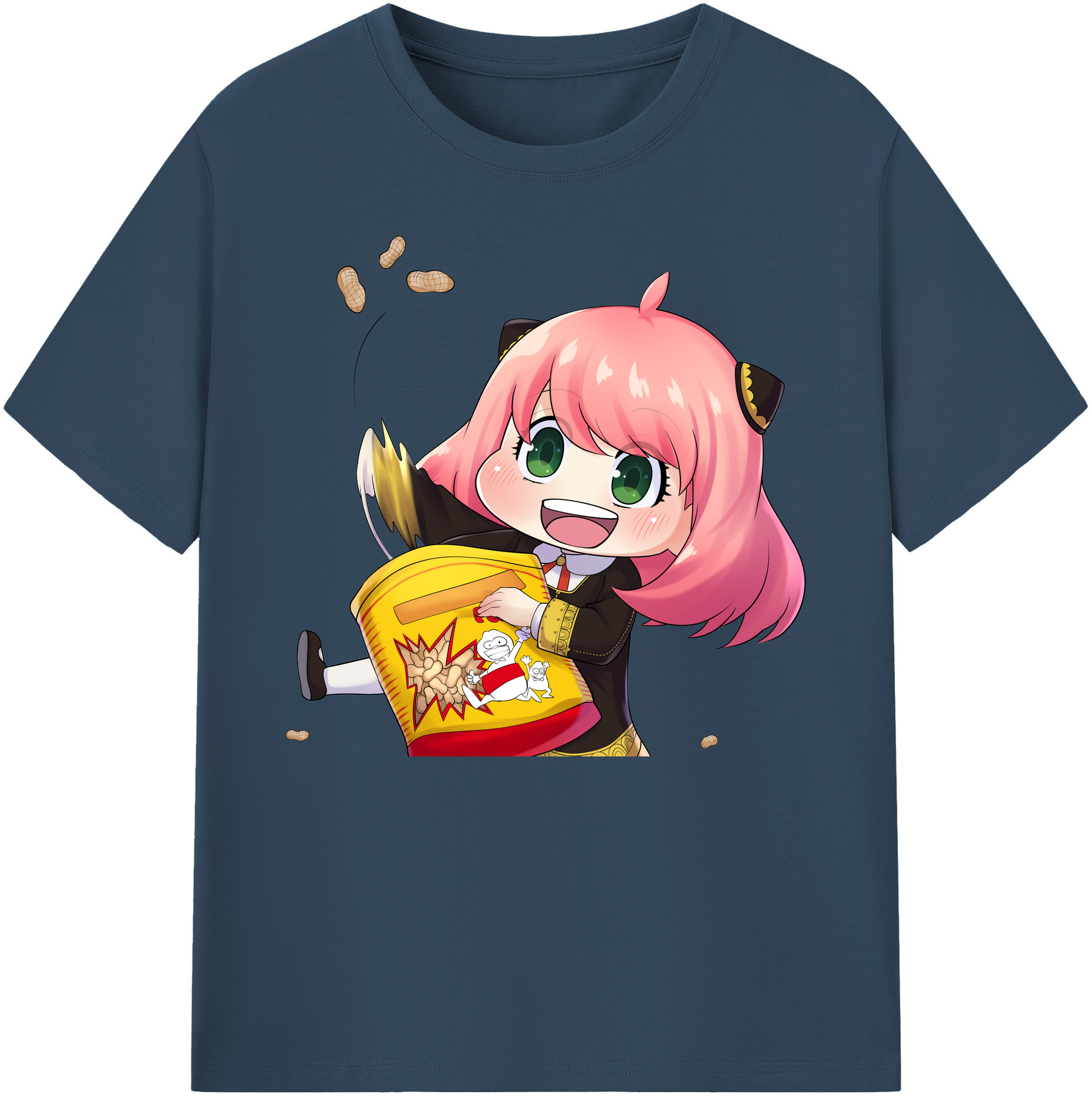 （画像用） SPY×FAMILY间谍家家酒 綿100％ メンズ半袖Tシャツ｜肌触りやわらか＆通気性