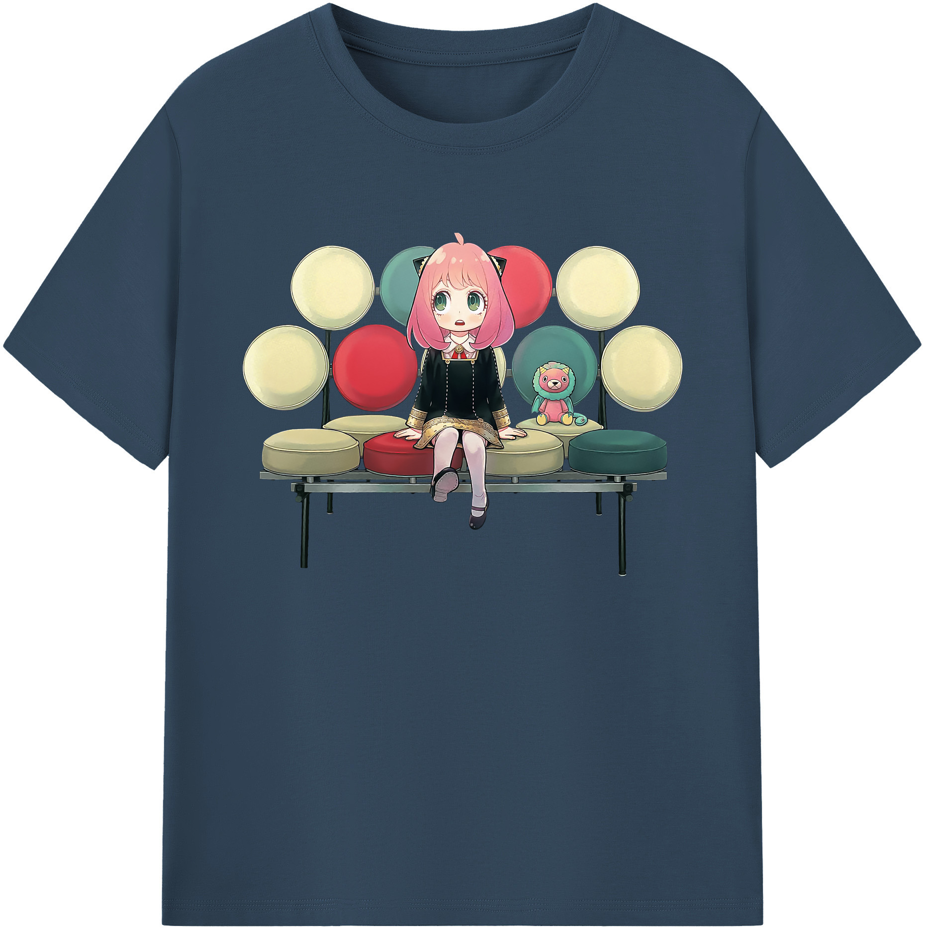 （画像用） SPY×FAMILY间谍家家酒 綿100％ メンズ半袖Tシャツ｜肌触りやわらか＆通気性
