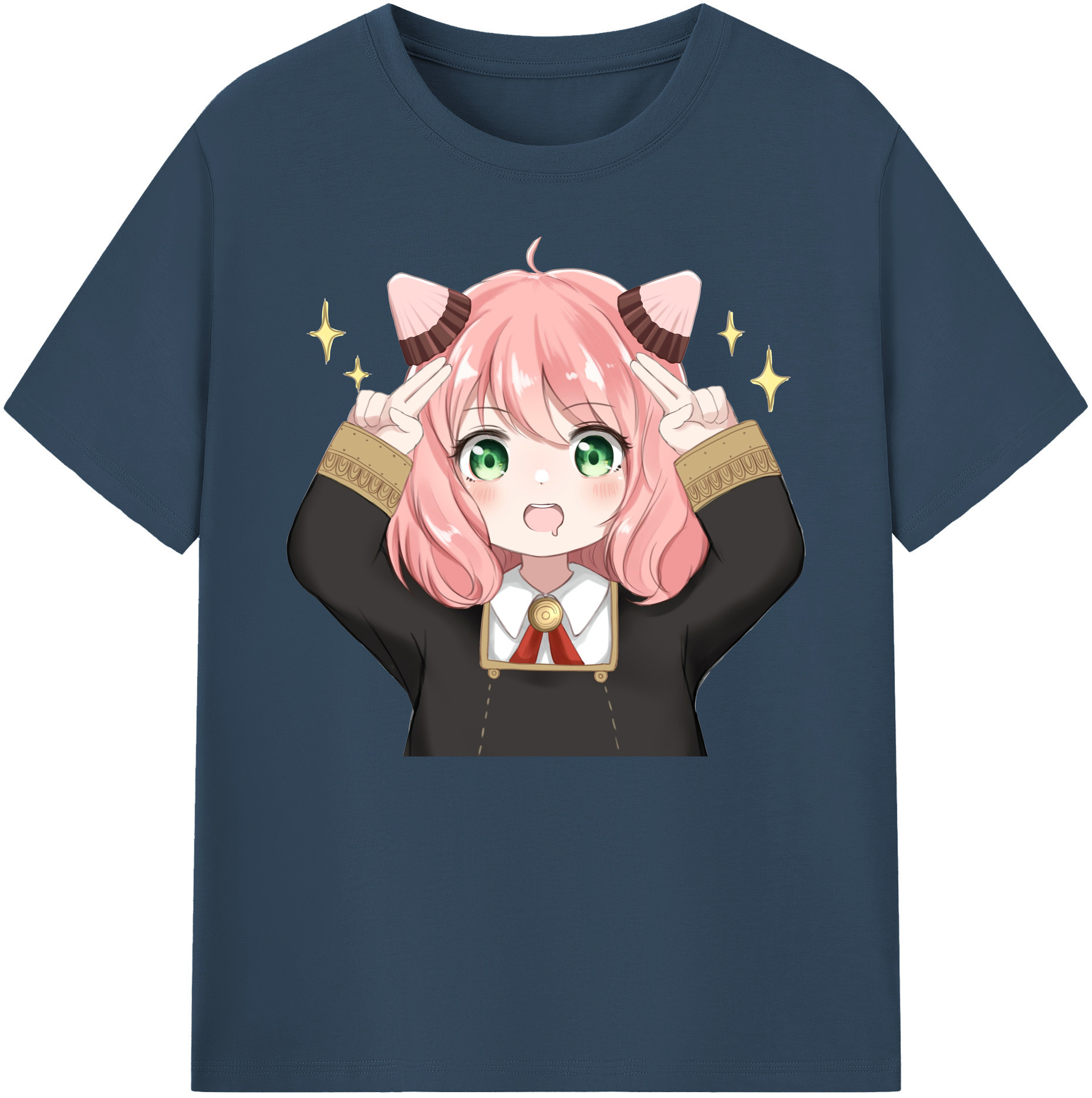 （画像用） SPY×FAMILY间谍家家酒 綿100％ メンズ半袖Tシャツ｜肌触りやわらか＆通気性
