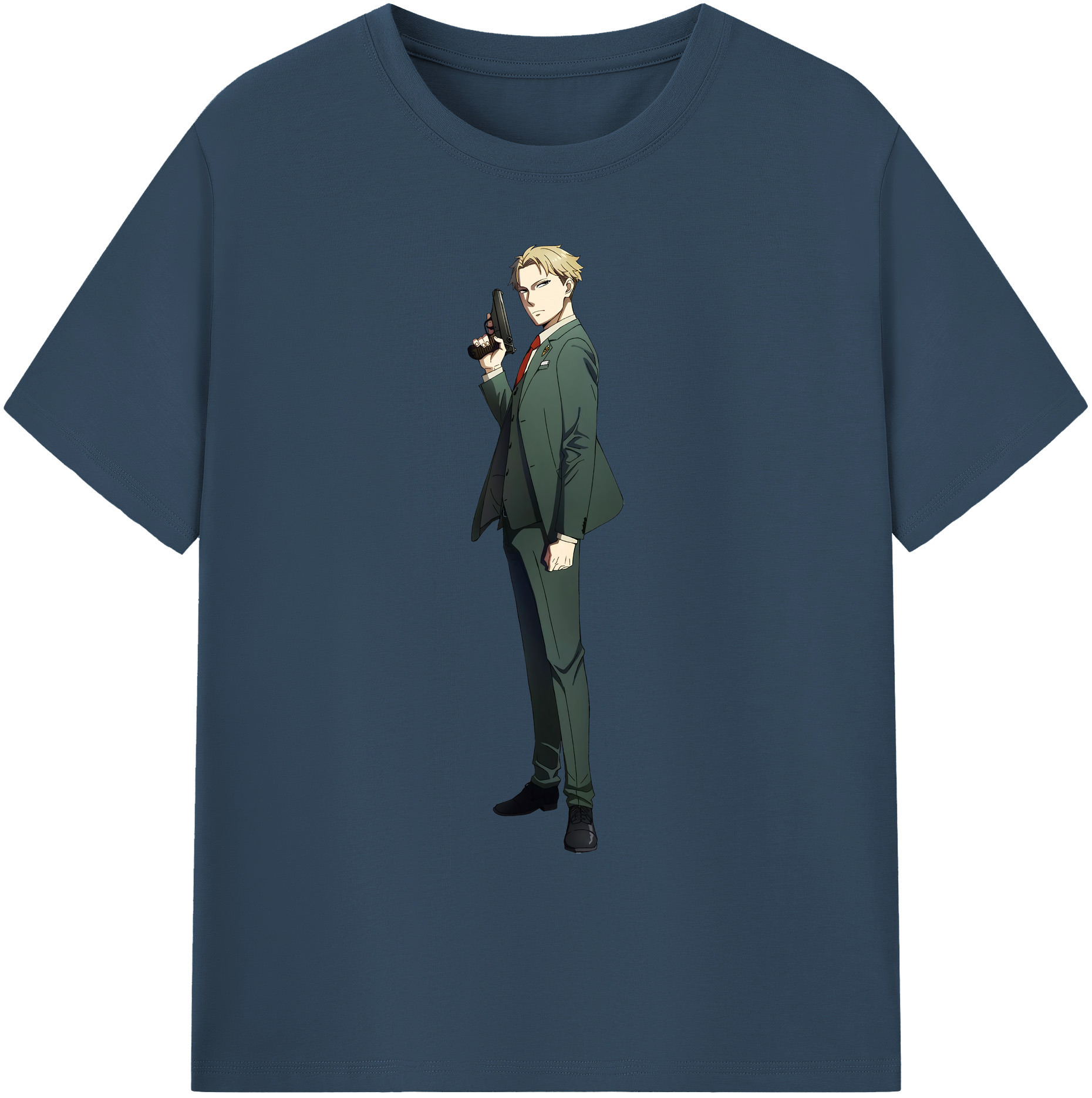 （画像用） SPY×FAMILY间谍家家酒 綿100％ メンズ半袖Tシャツ｜肌触りやわらか＆通気性