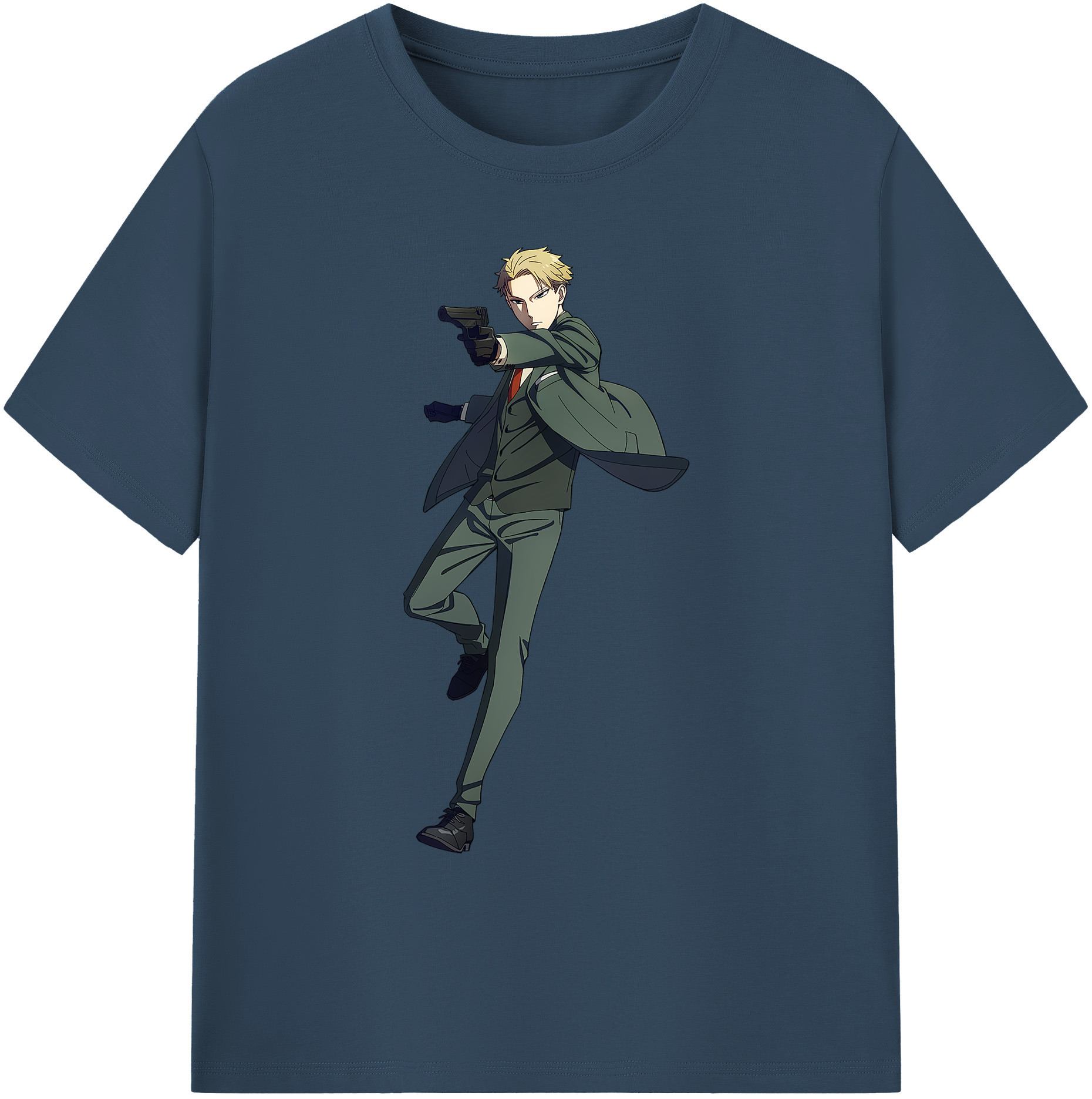 （画像用） SPY×FAMILY间谍家家酒 綿100％ メンズ半袖Tシャツ｜肌触りやわらか＆通気性