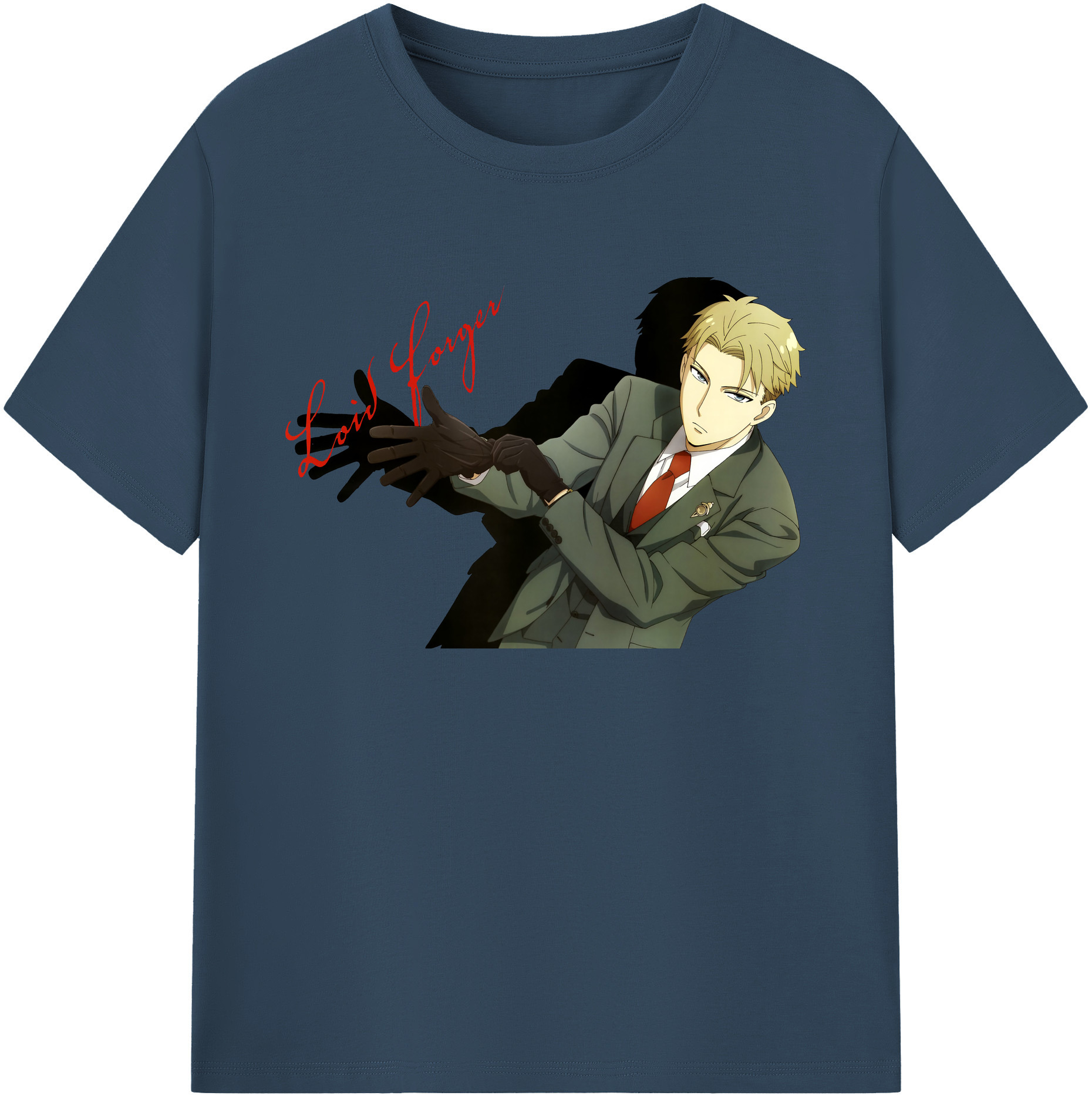 （画像用） SPY×FAMILY间谍家家酒 綿100％ メンズ半袖Tシャツ｜肌触りやわらか＆通気性