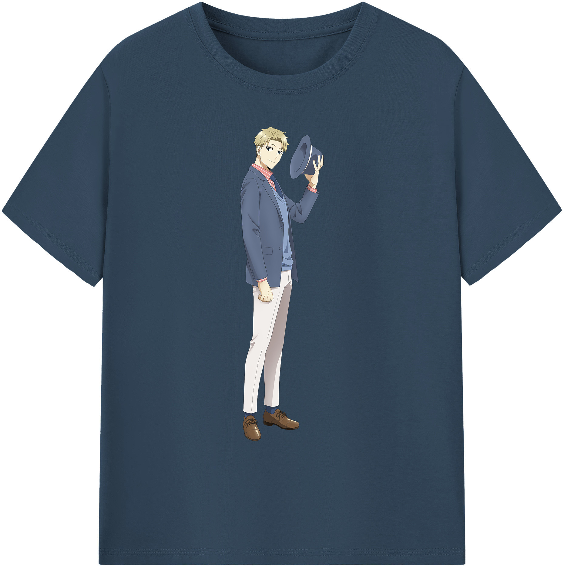 （画像用） SPY×FAMILY间谍家家酒 綿100％ メンズ半袖Tシャツ｜肌触りやわらか＆通気性