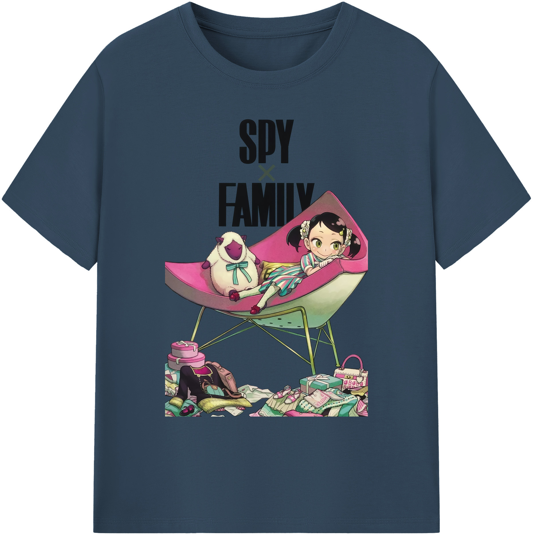 （画像用） SPY×FAMILY间谍家家酒 綿100％ メンズ半袖Tシャツ｜肌触りやわらか＆通気性