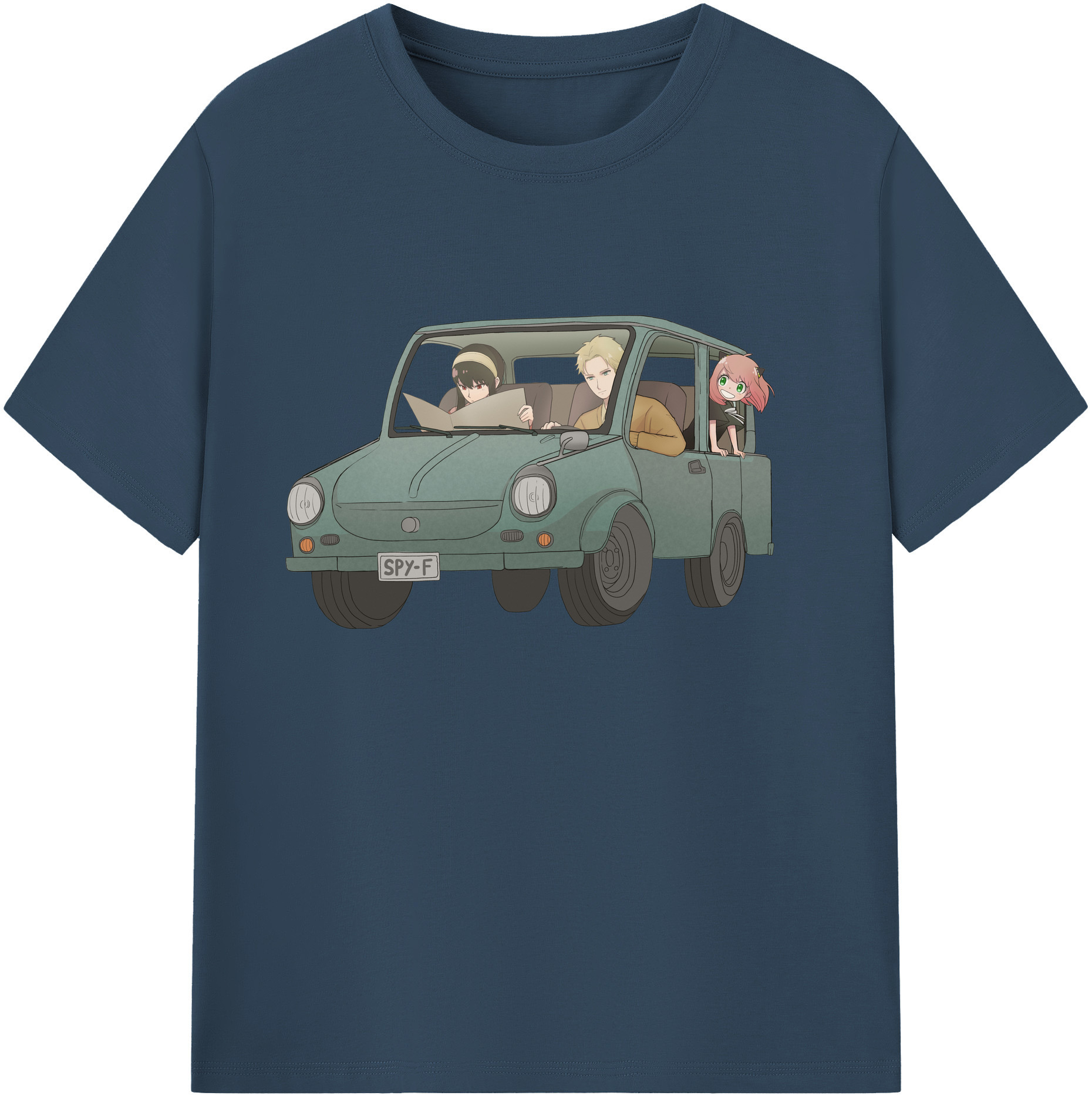 （画像用） SPY×FAMILY间谍家家酒 綿100％ メンズ半袖Tシャツ｜肌触りやわらか＆通気性