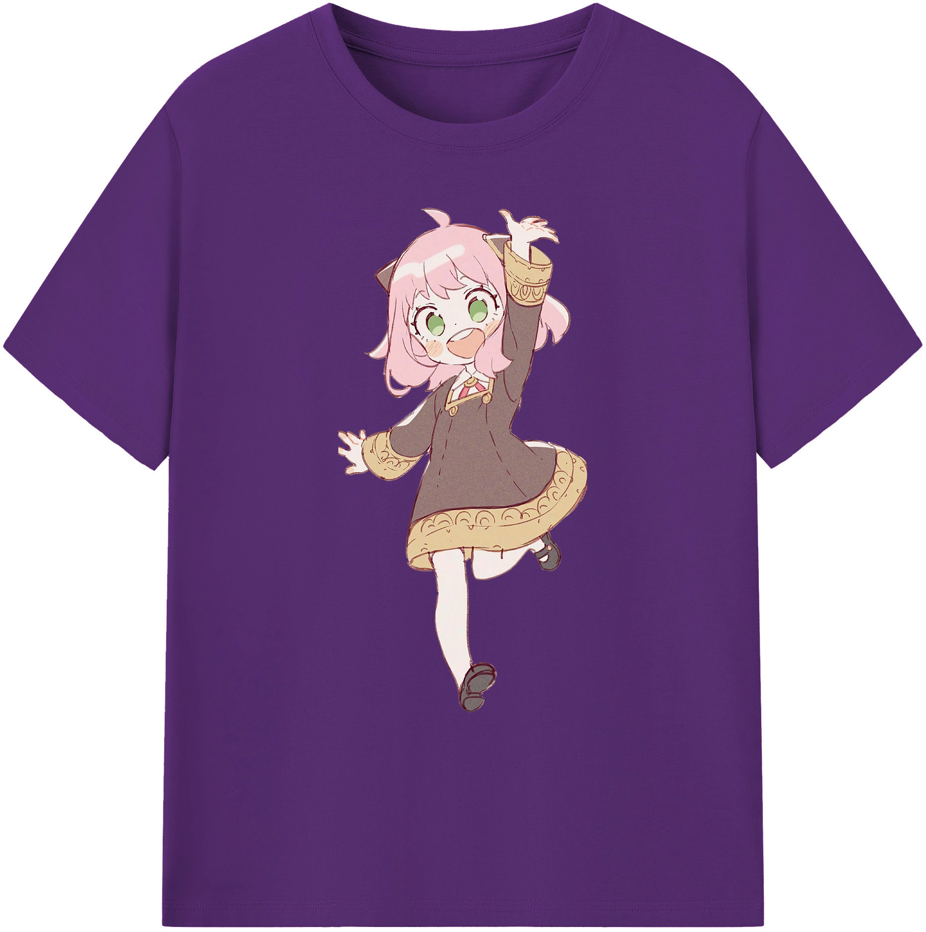 （画像用） SPY×FAMILY间谍家家酒 綿100％ メンズ半袖Tシャツ｜肌触りやわらか＆通気性