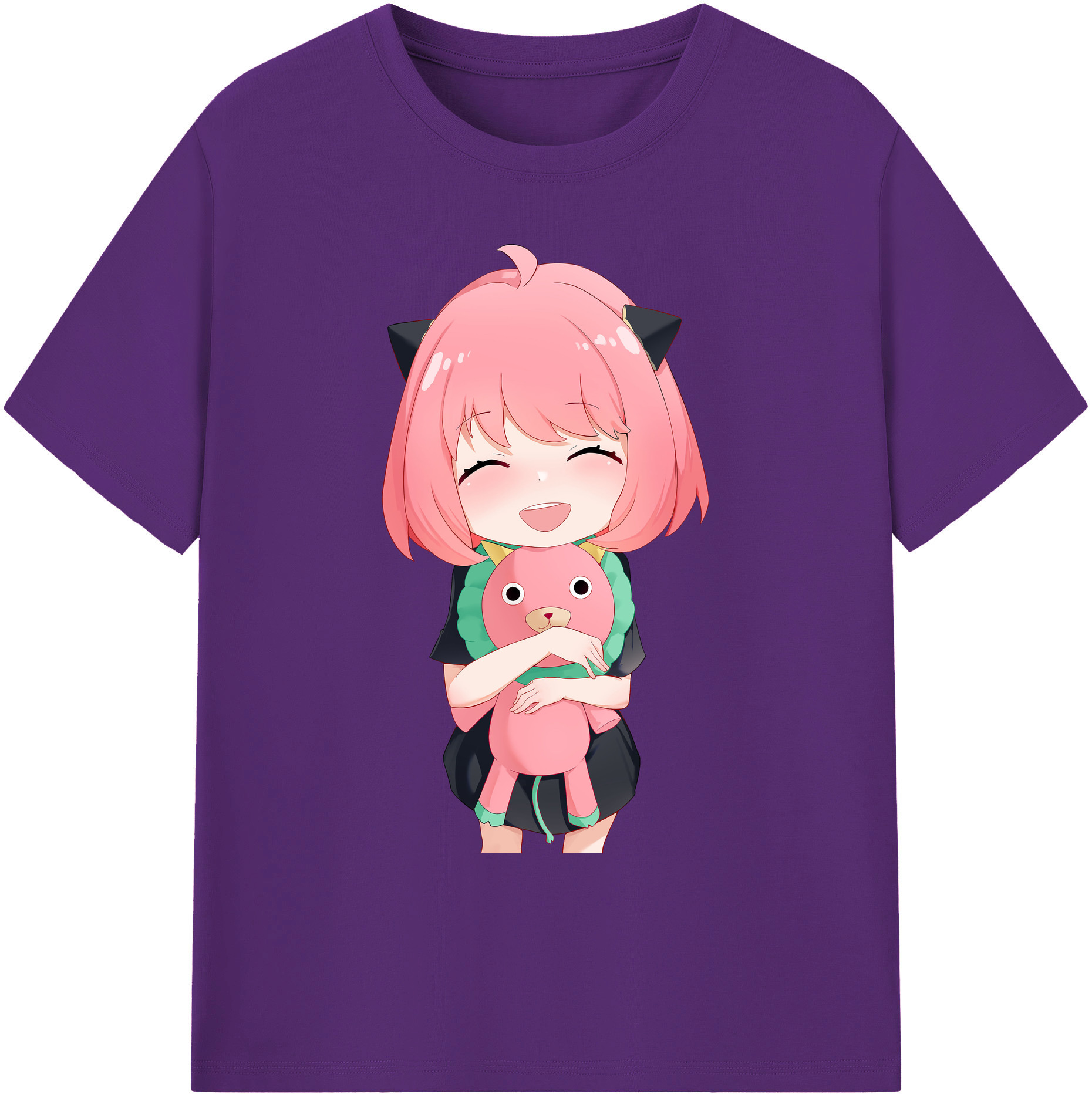 （画像用） SPY×FAMILY间谍家家酒 綿100％ メンズ半袖Tシャツ｜肌触りやわらか＆通気性