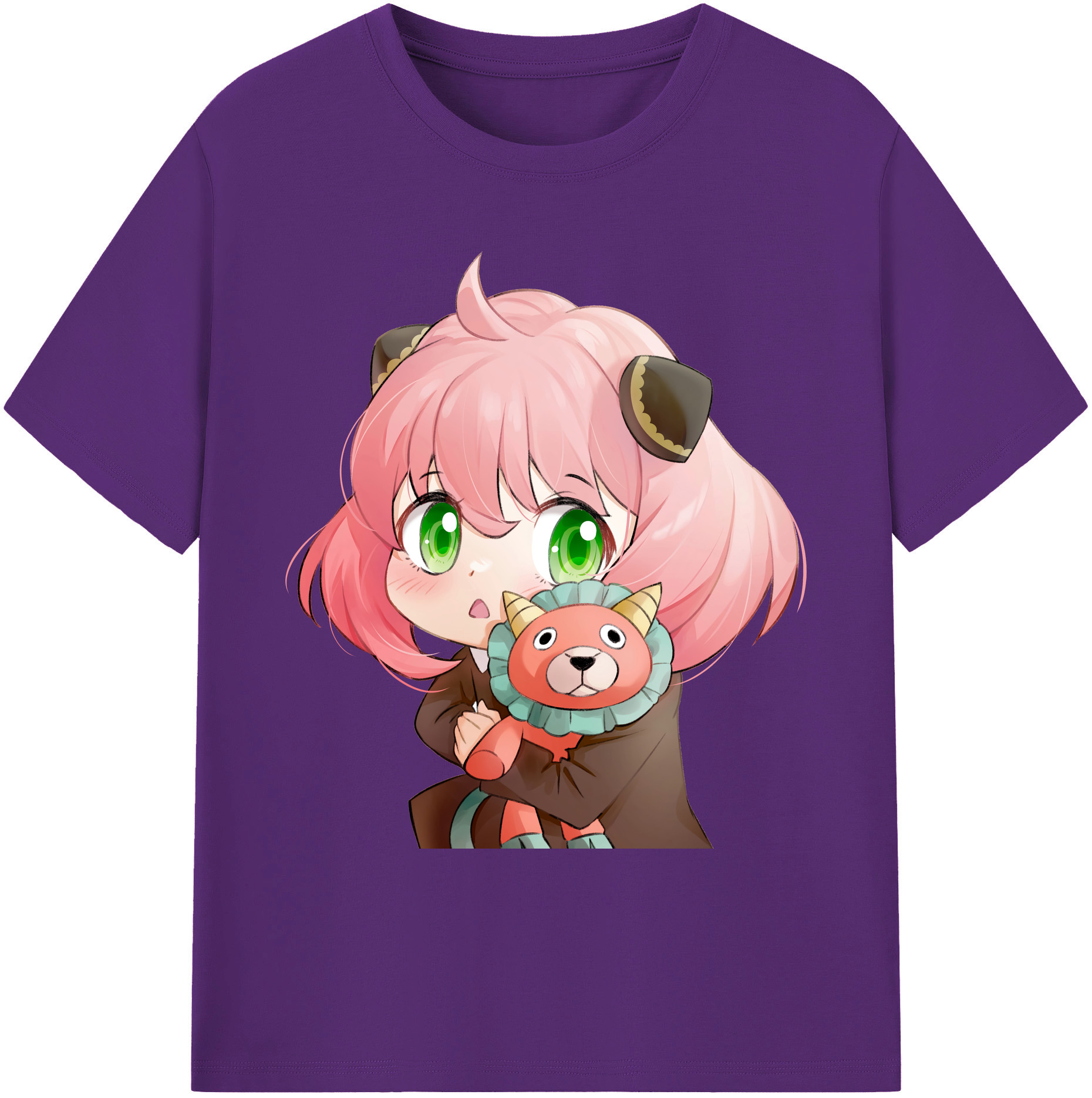 （画像用） SPY×FAMILY间谍家家酒 綿100％ メンズ半袖Tシャツ｜肌触りやわらか＆通気性