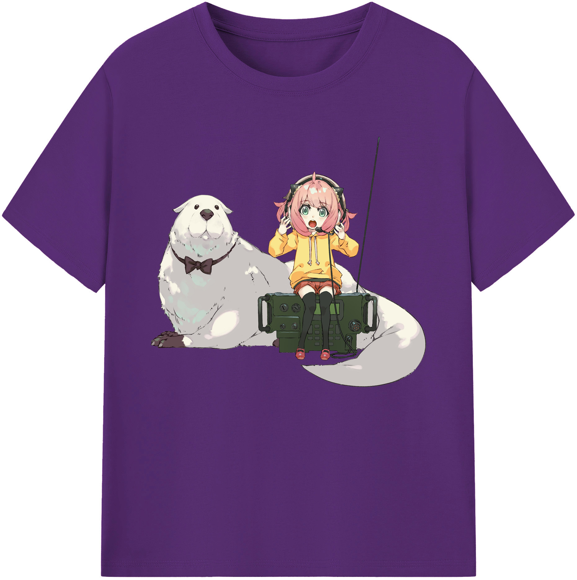 （画像用） SPY×FAMILY间谍家家酒 綿100％ メンズ半袖Tシャツ｜肌触りやわらか＆通気性