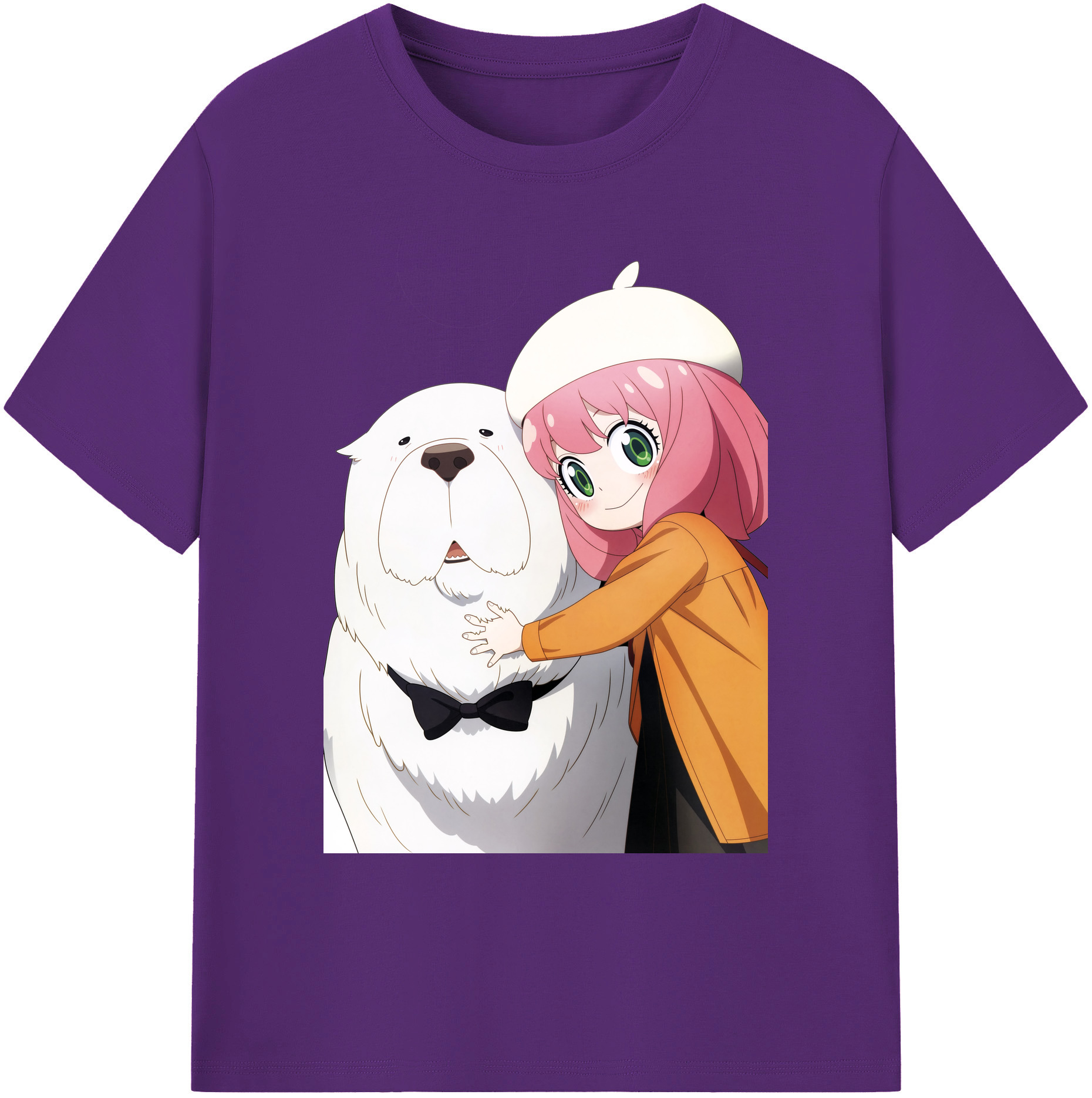 （画像用） SPY×FAMILY间谍家家酒 綿100％ メンズ半袖Tシャツ｜肌触りやわらか＆通気性