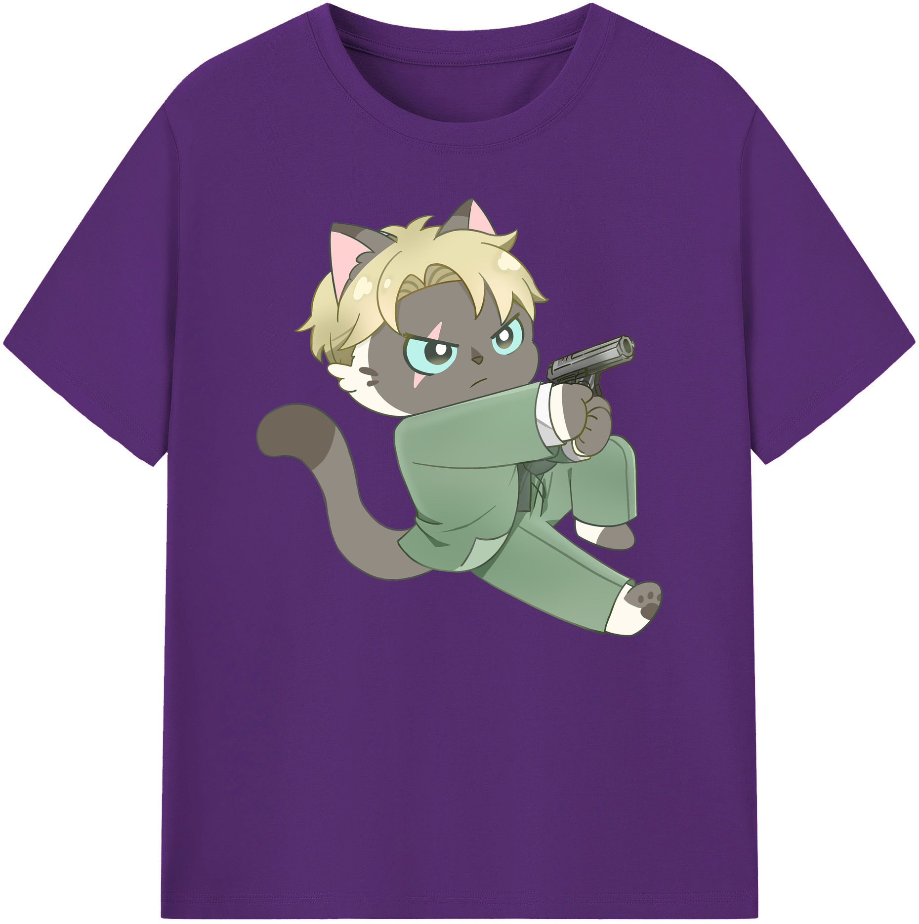 （画像用） SPY×FAMILY间谍家家酒 綿100％ メンズ半袖Tシャツ｜肌触りやわらか＆通気性