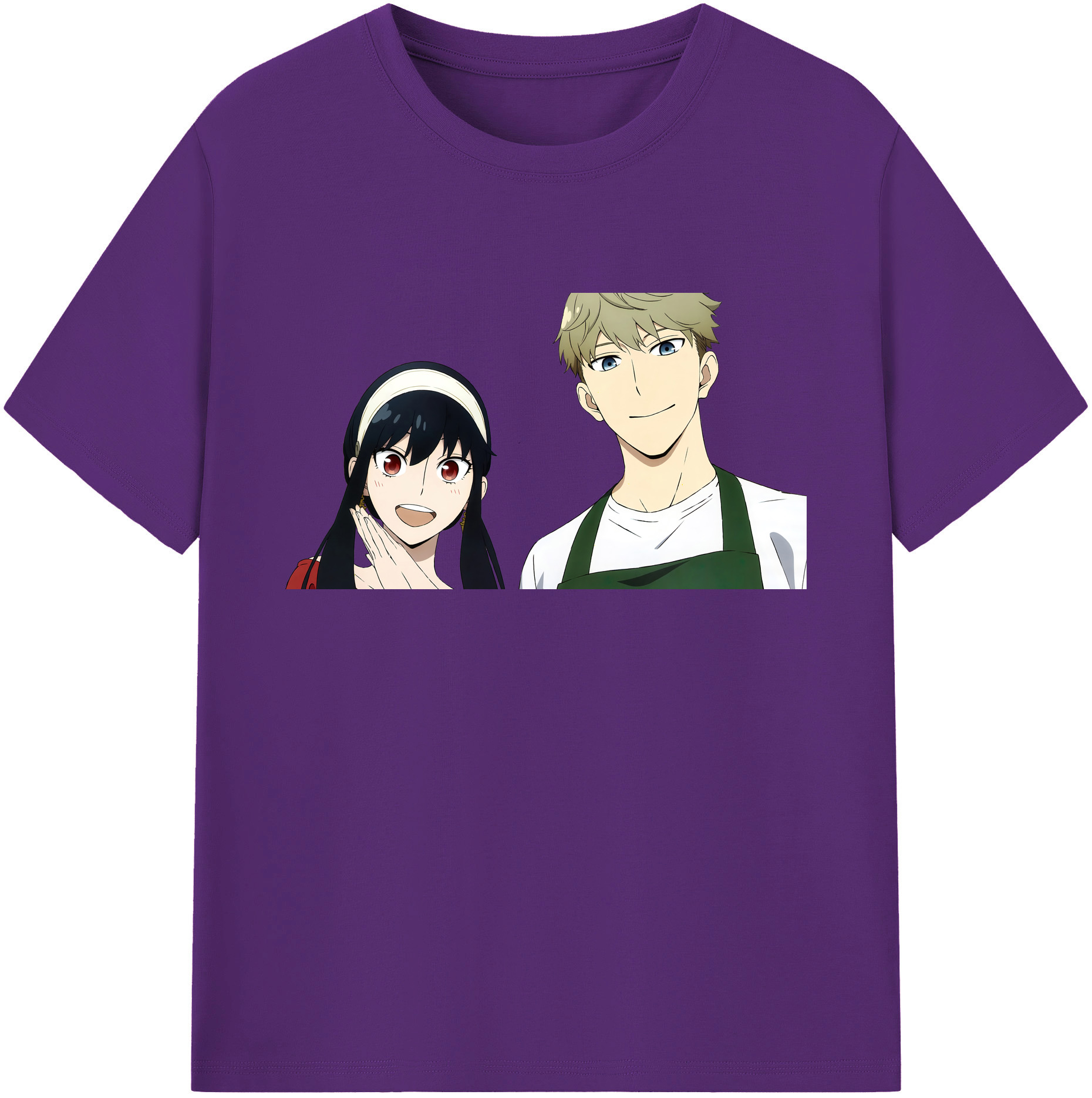 （画像用） SPY×FAMILY间谍家家酒 綿100％ メンズ半袖Tシャツ｜肌触りやわらか＆通気性