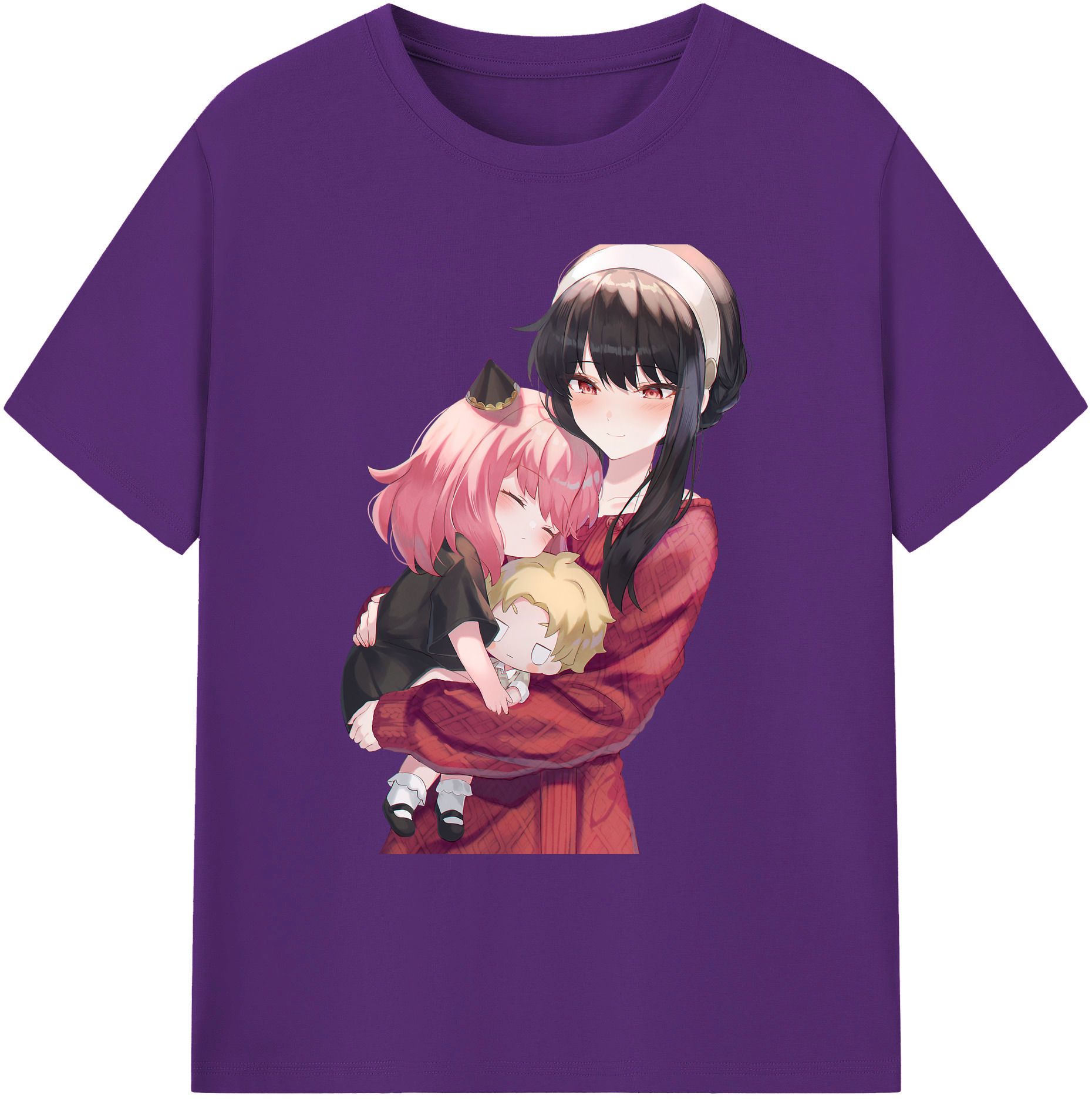 （画像用） SPY×FAMILY间谍家家酒 綿100％ メンズ半袖Tシャツ｜肌触りやわらか＆通気性