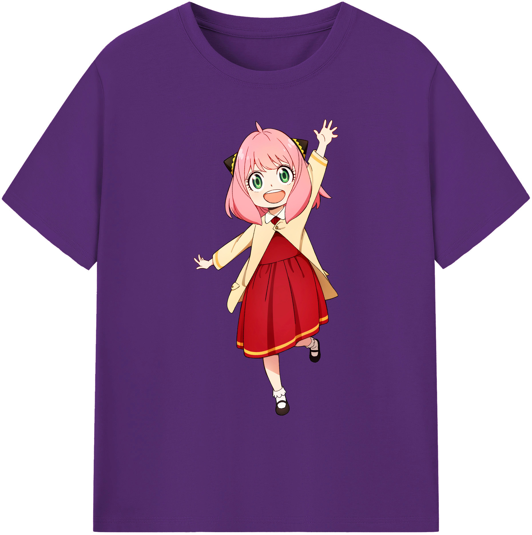 （画像用） SPY×FAMILY间谍家家酒 綿100％ メンズ半袖Tシャツ｜肌触りやわらか＆通気性