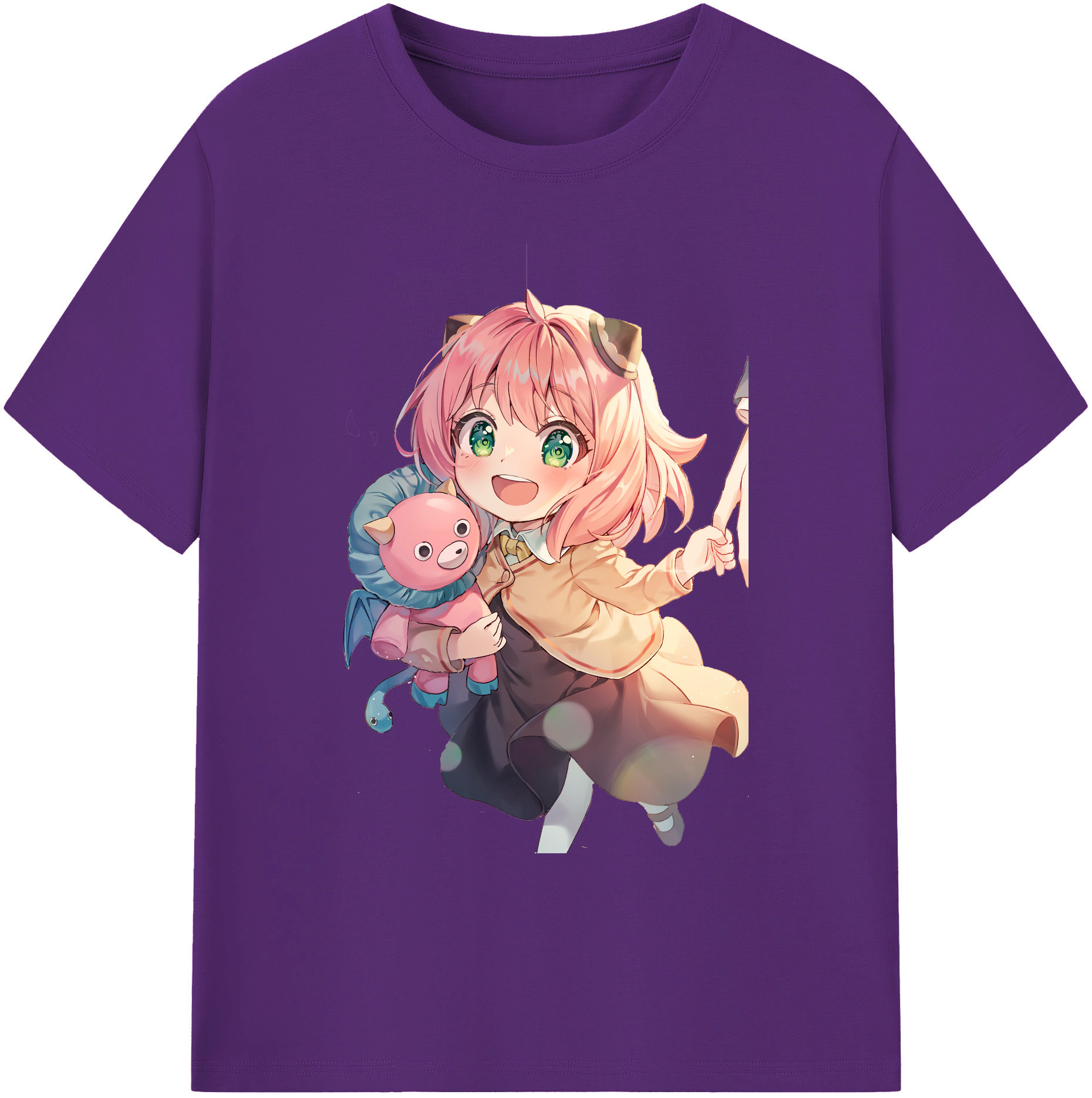 （画像用） SPY×FAMILY间谍家家酒 綿100％ メンズ半袖Tシャツ｜肌触りやわらか＆通気性
