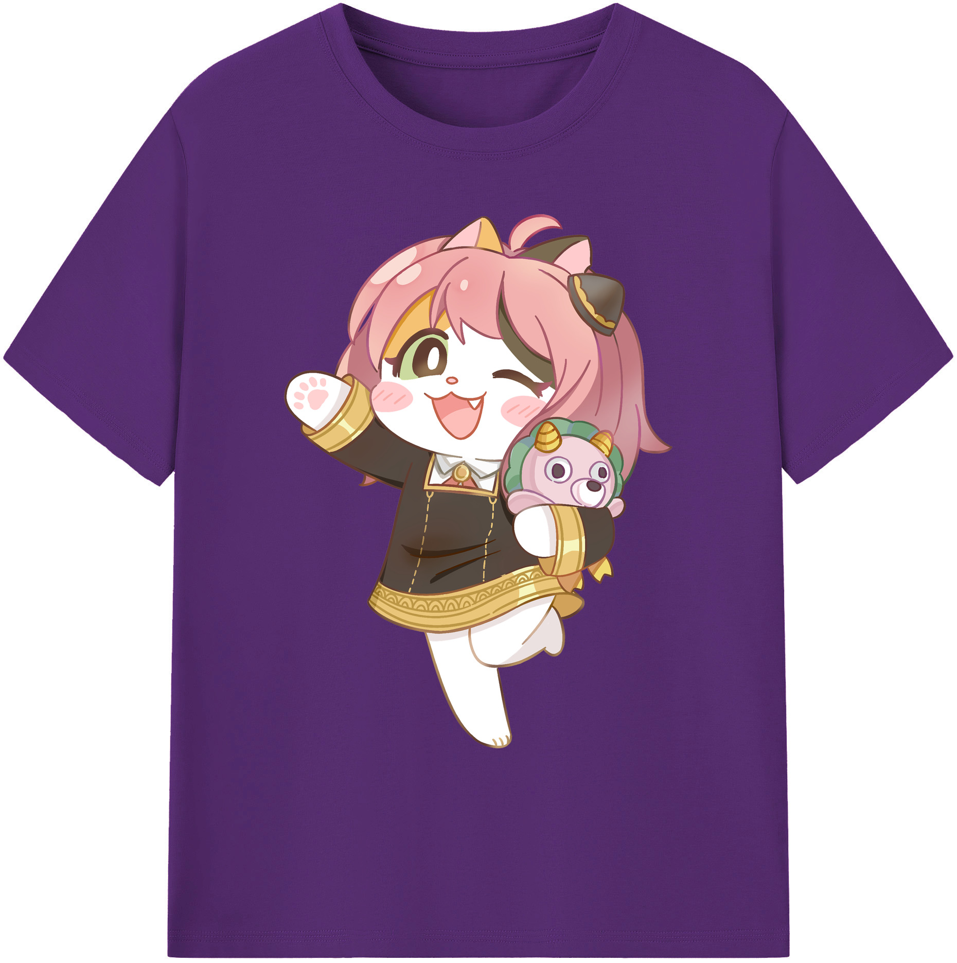 （画像用） SPY×FAMILY间谍家家酒 綿100％ メンズ半袖Tシャツ｜肌触りやわらか＆通気性
