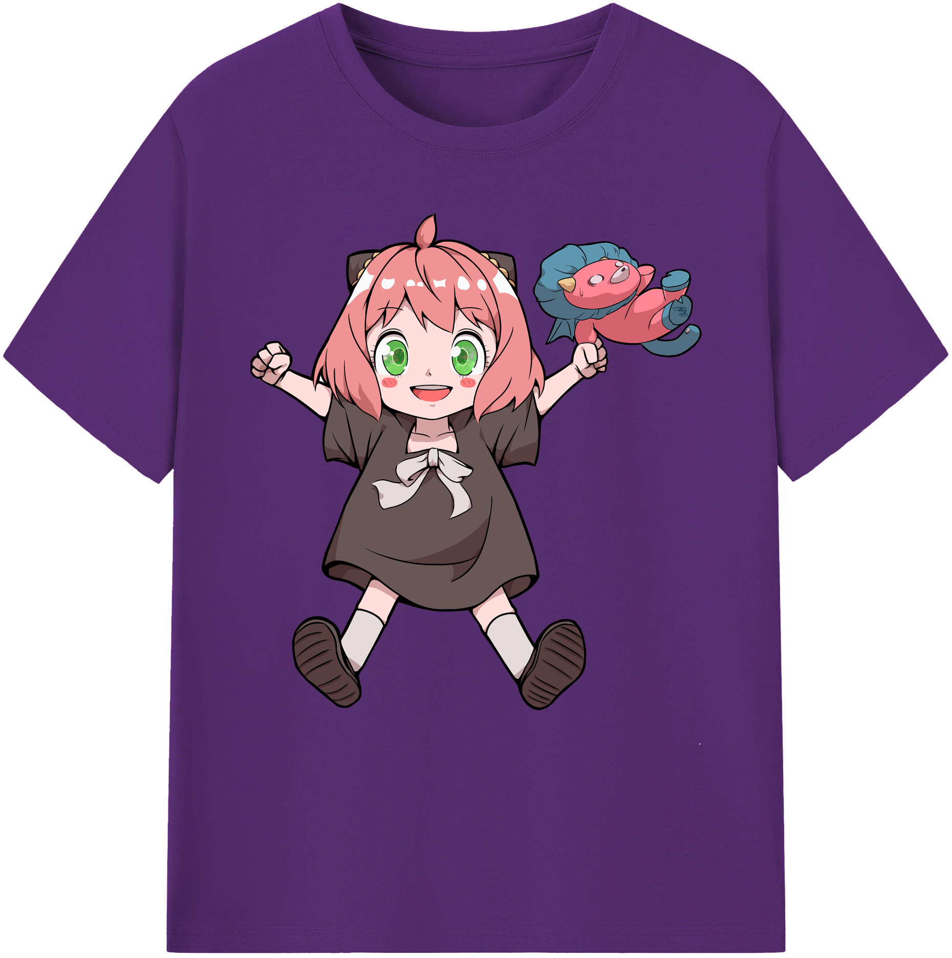 （画像用） SPY×FAMILY间谍家家酒 綿100％ メンズ半袖Tシャツ｜肌触りやわらか＆通気性