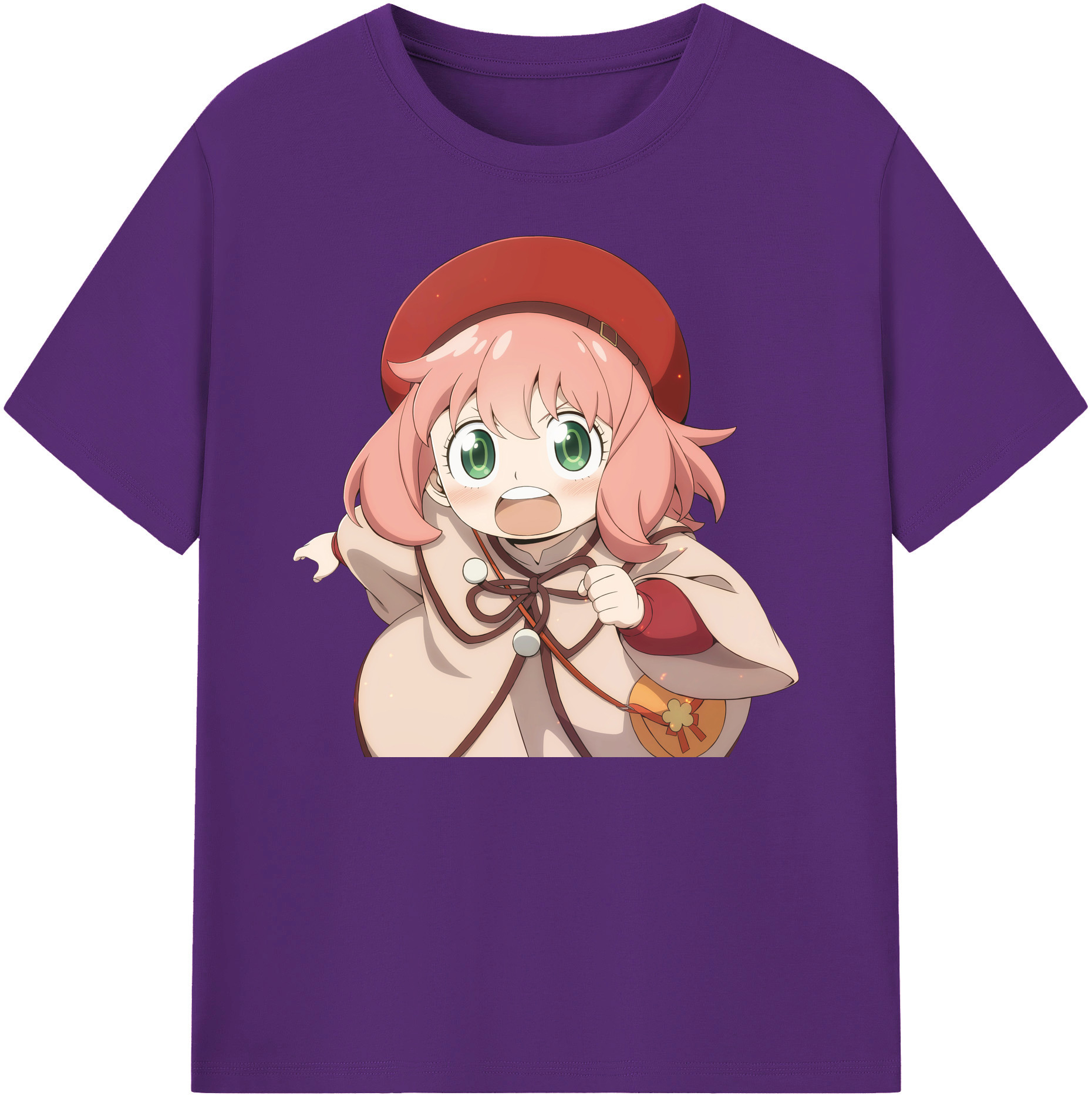 （画像用） SPY×FAMILY间谍家家酒 綿100％ メンズ半袖Tシャツ｜肌触りやわらか＆通気性
