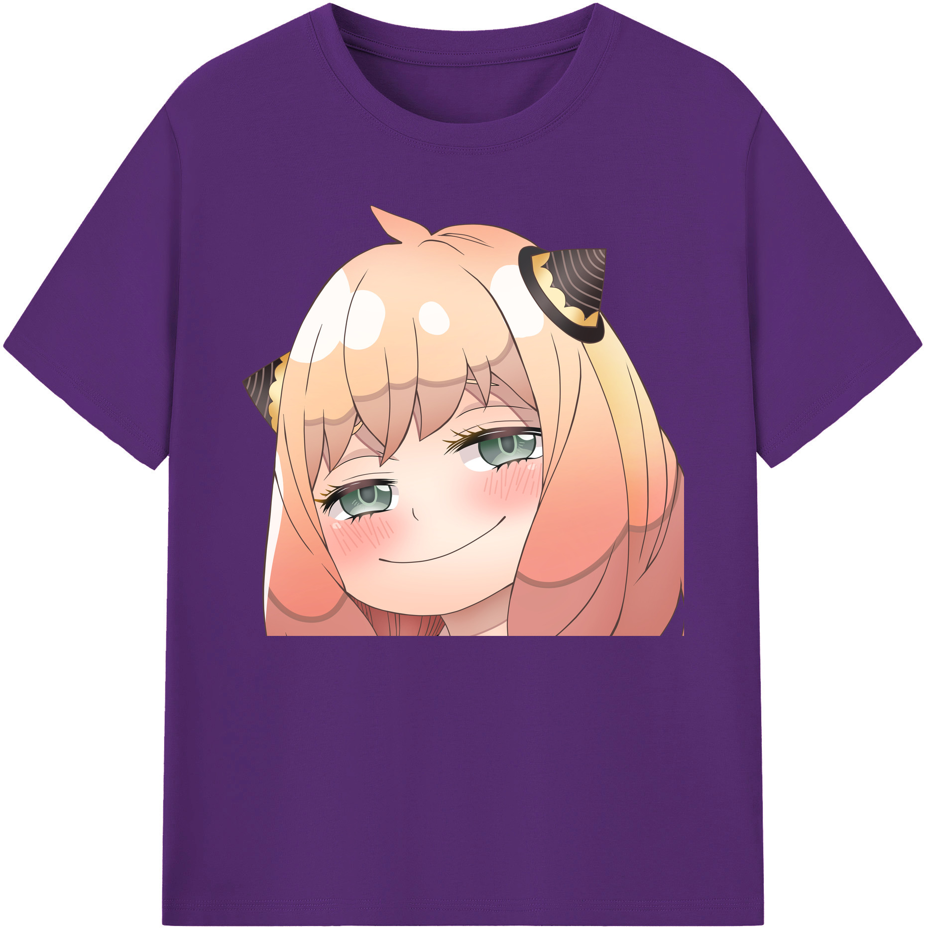 （画像用） SPY×FAMILY间谍家家酒 綿100％ メンズ半袖Tシャツ｜肌触りやわらか＆通気性