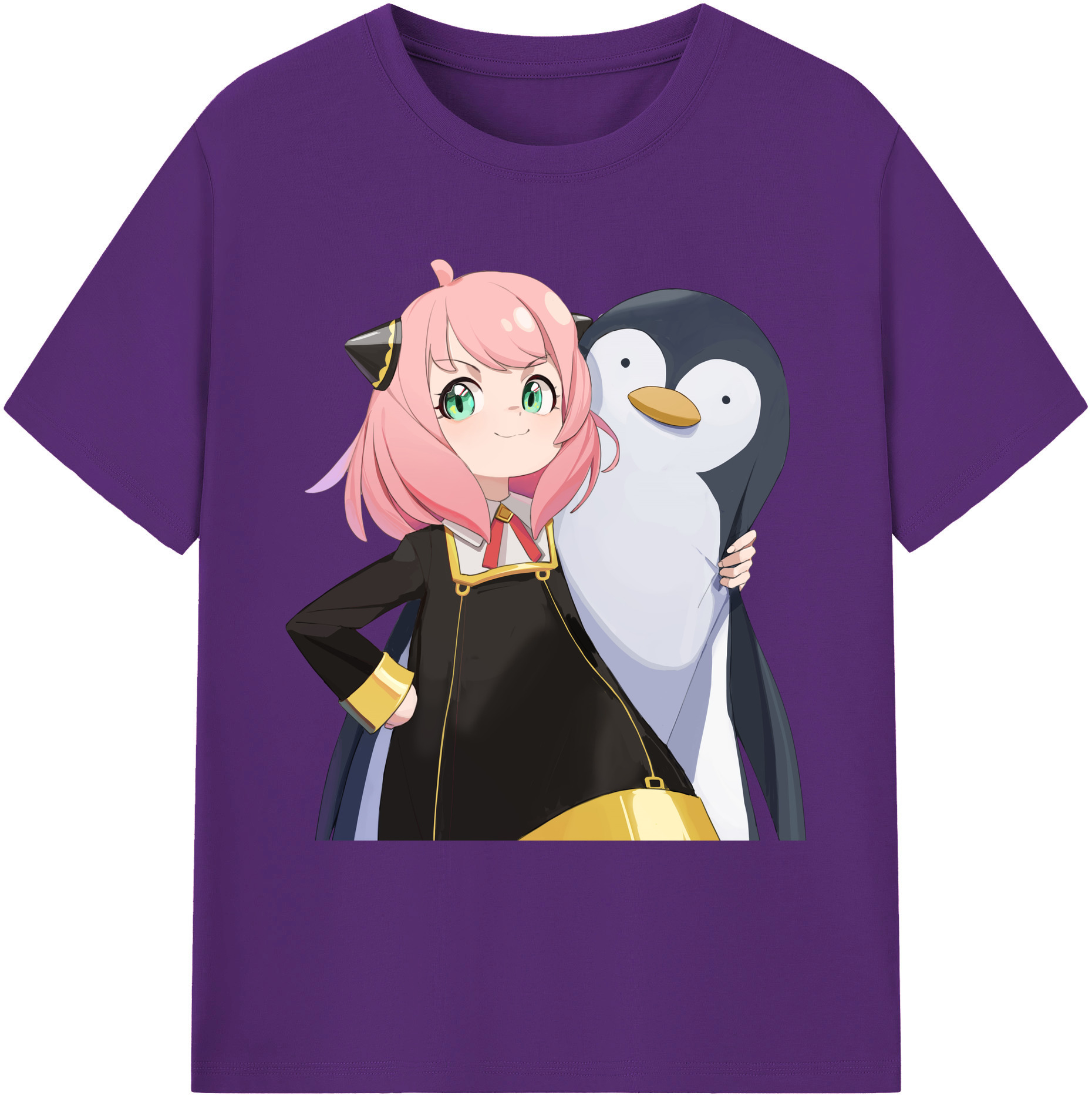 （画像用） SPY×FAMILY间谍家家酒 綿100％ メンズ半袖Tシャツ｜肌触りやわらか＆通気性