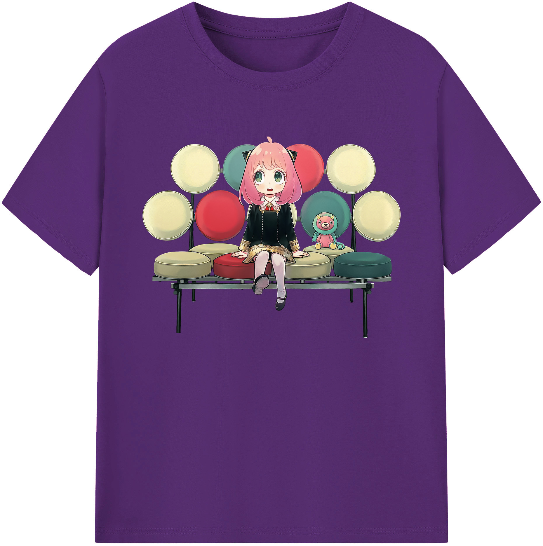 （画像用） SPY×FAMILY间谍家家酒 綿100％ メンズ半袖Tシャツ｜肌触りやわらか＆通気性