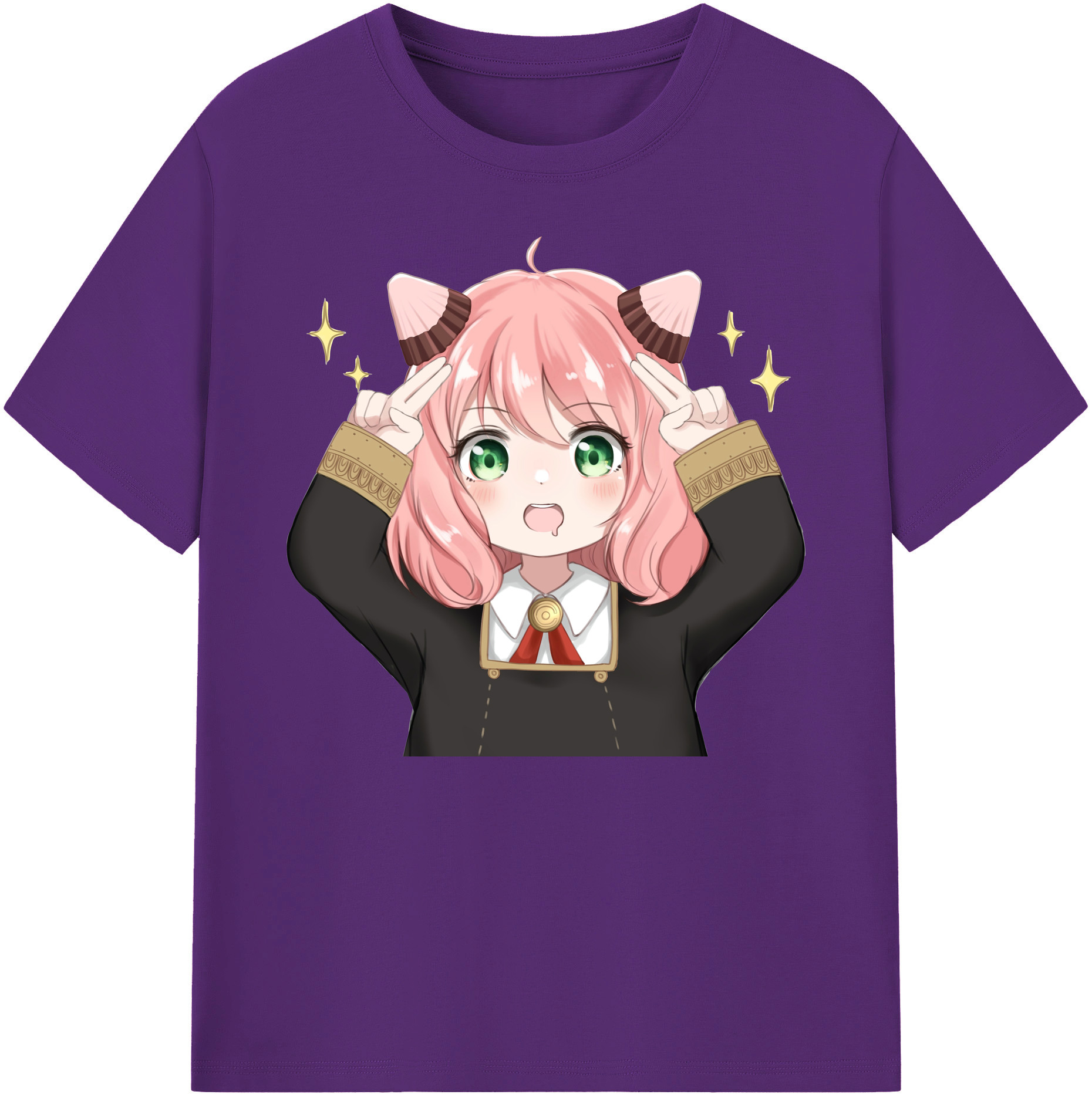 （画像用） SPY×FAMILY间谍家家酒 綿100％ メンズ半袖Tシャツ｜肌触りやわらか＆通気性