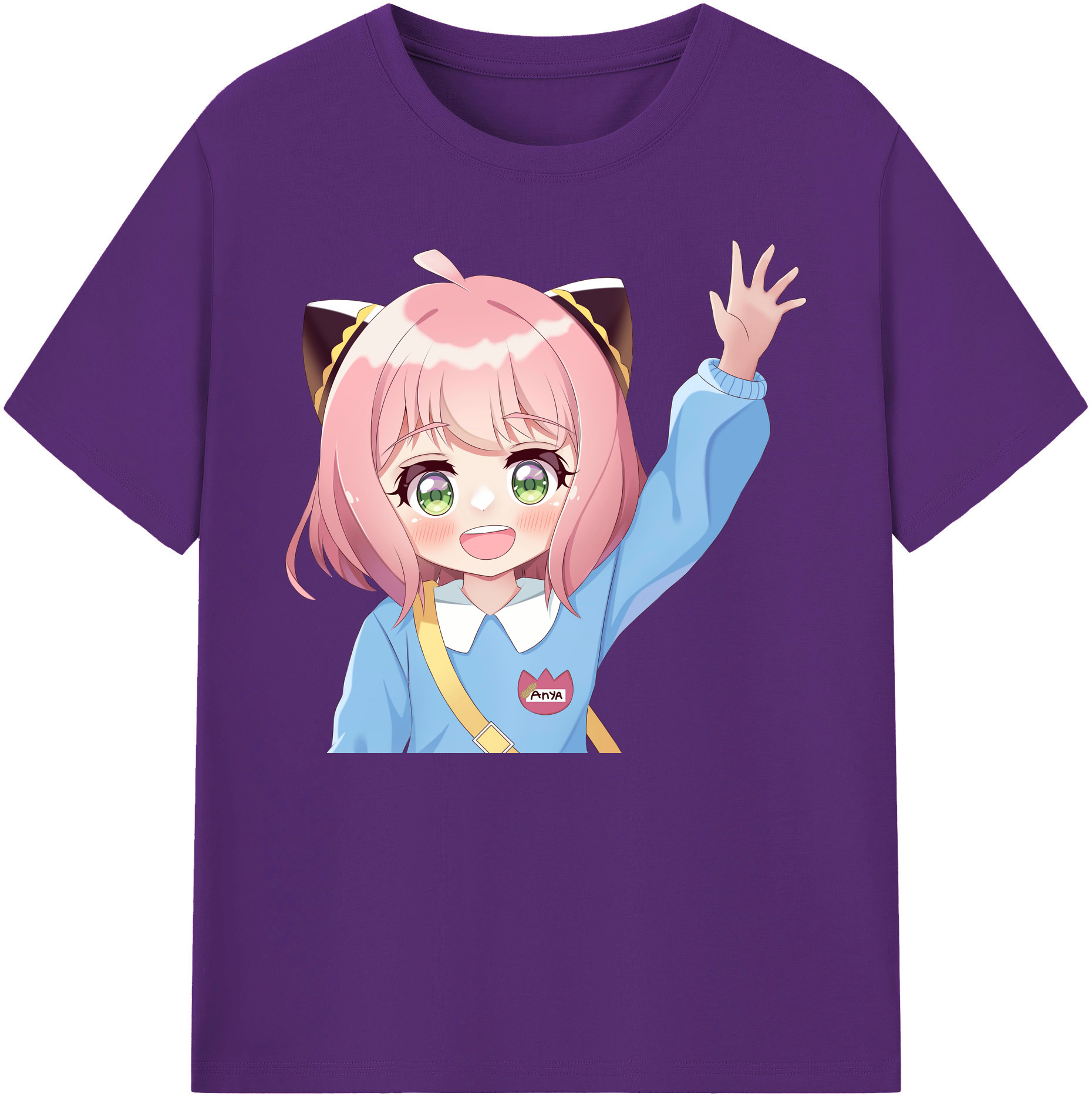 （画像用） SPY×FAMILY间谍家家酒 綿100％ メンズ半袖Tシャツ｜肌触りやわらか＆通気性