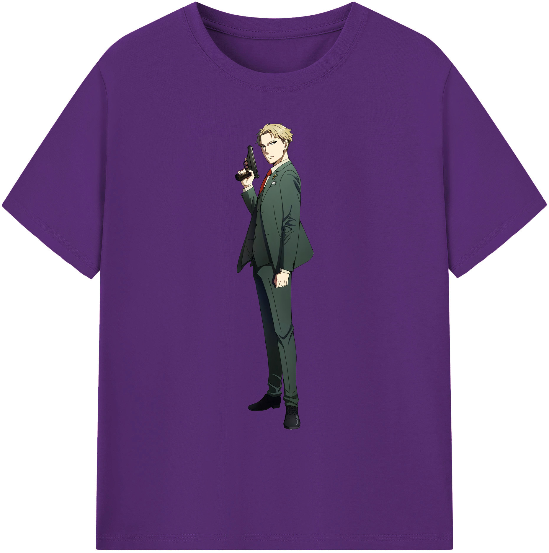 （画像用） SPY×FAMILY间谍家家酒 綿100％ メンズ半袖Tシャツ｜肌触りやわらか＆通気性