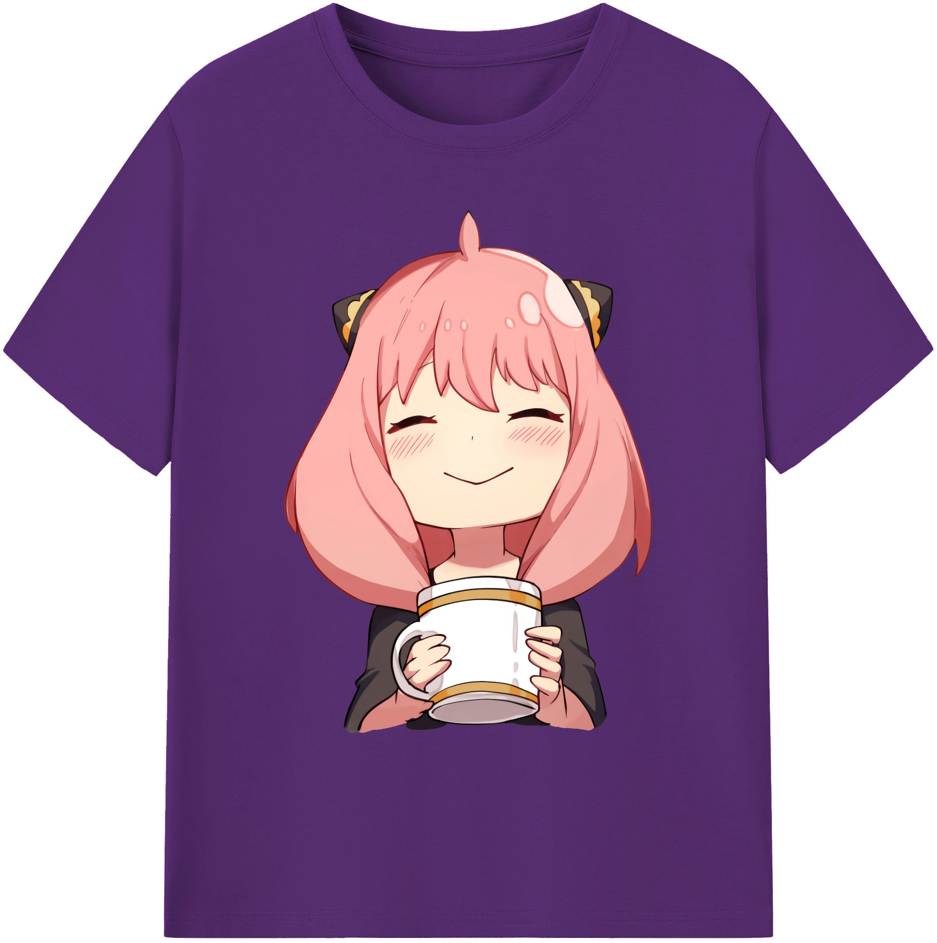（画像用） SPY×FAMILY间谍家家酒 綿100％ メンズ半袖Tシャツ｜肌触りやわらか＆通気性