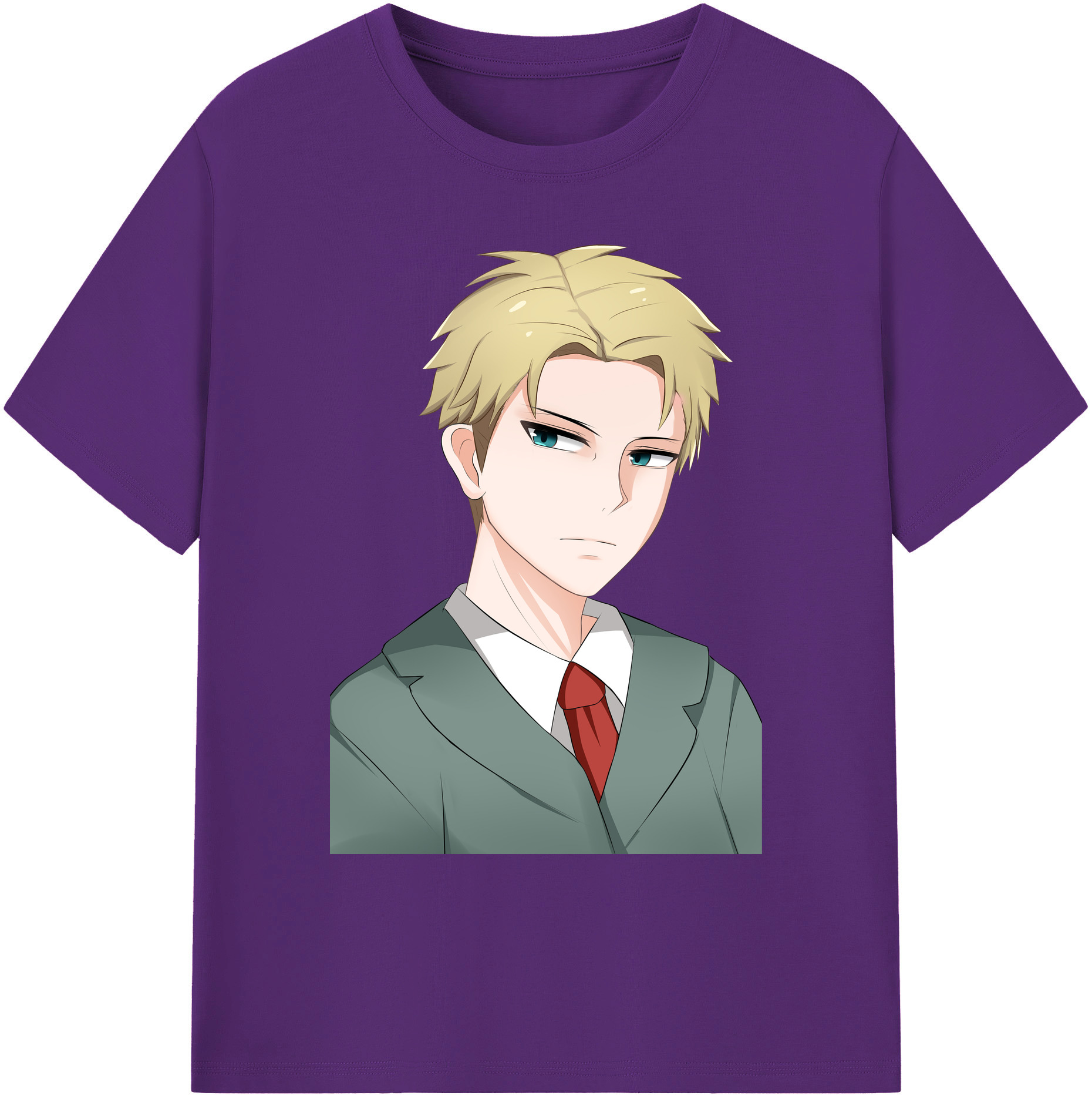（画像用） SPY×FAMILY间谍家家酒 綿100％ メンズ半袖Tシャツ｜肌触りやわらか＆通気性