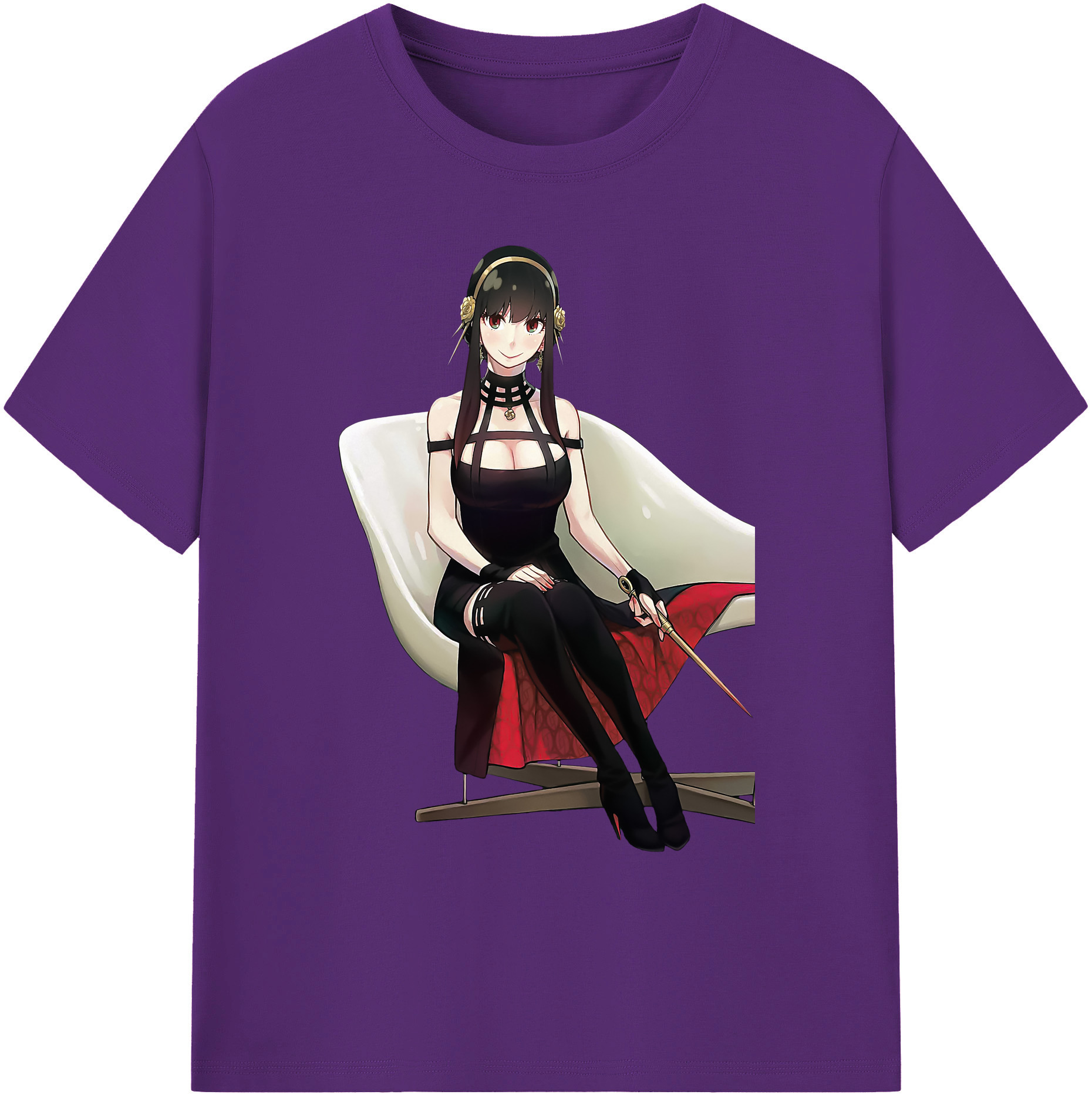（画像用） SPY×FAMILY间谍家家酒 綿100％ メンズ半袖Tシャツ｜肌触りやわらか＆通気性
