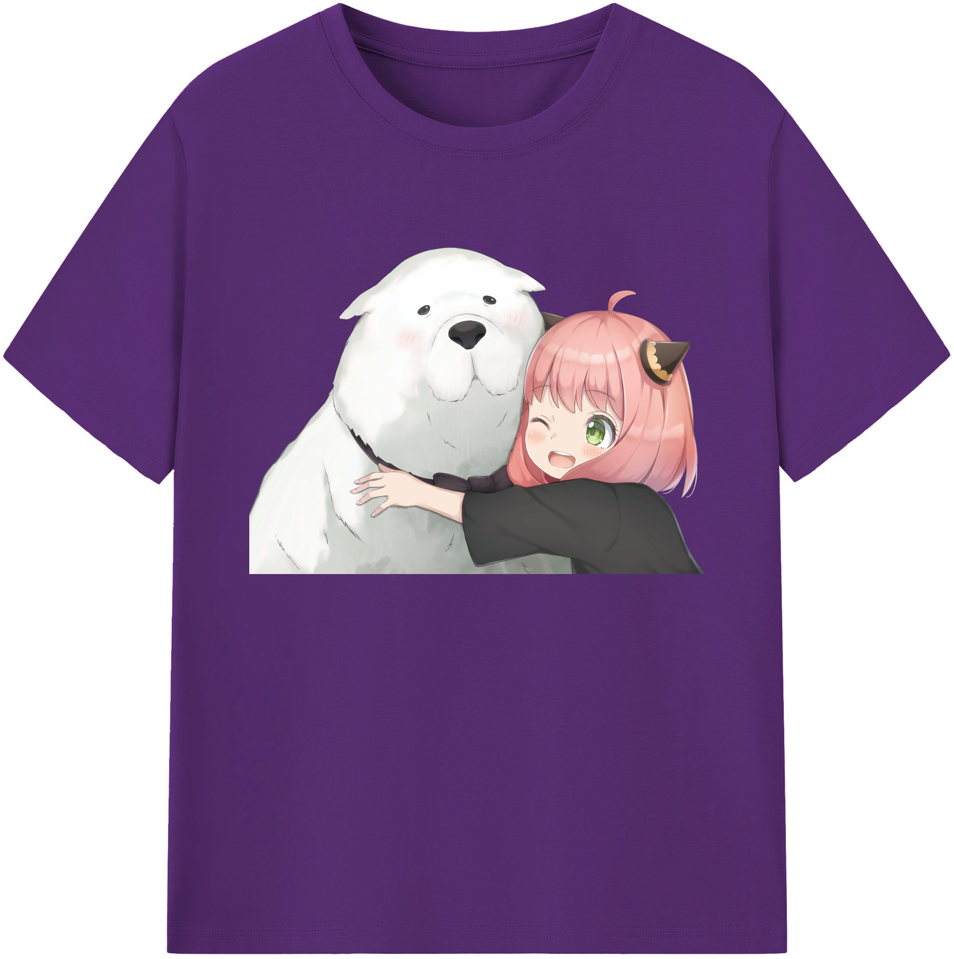 （画像用） SPY×FAMILY间谍家家酒 綿100％ メンズ半袖Tシャツ｜肌触りやわらか＆通気性