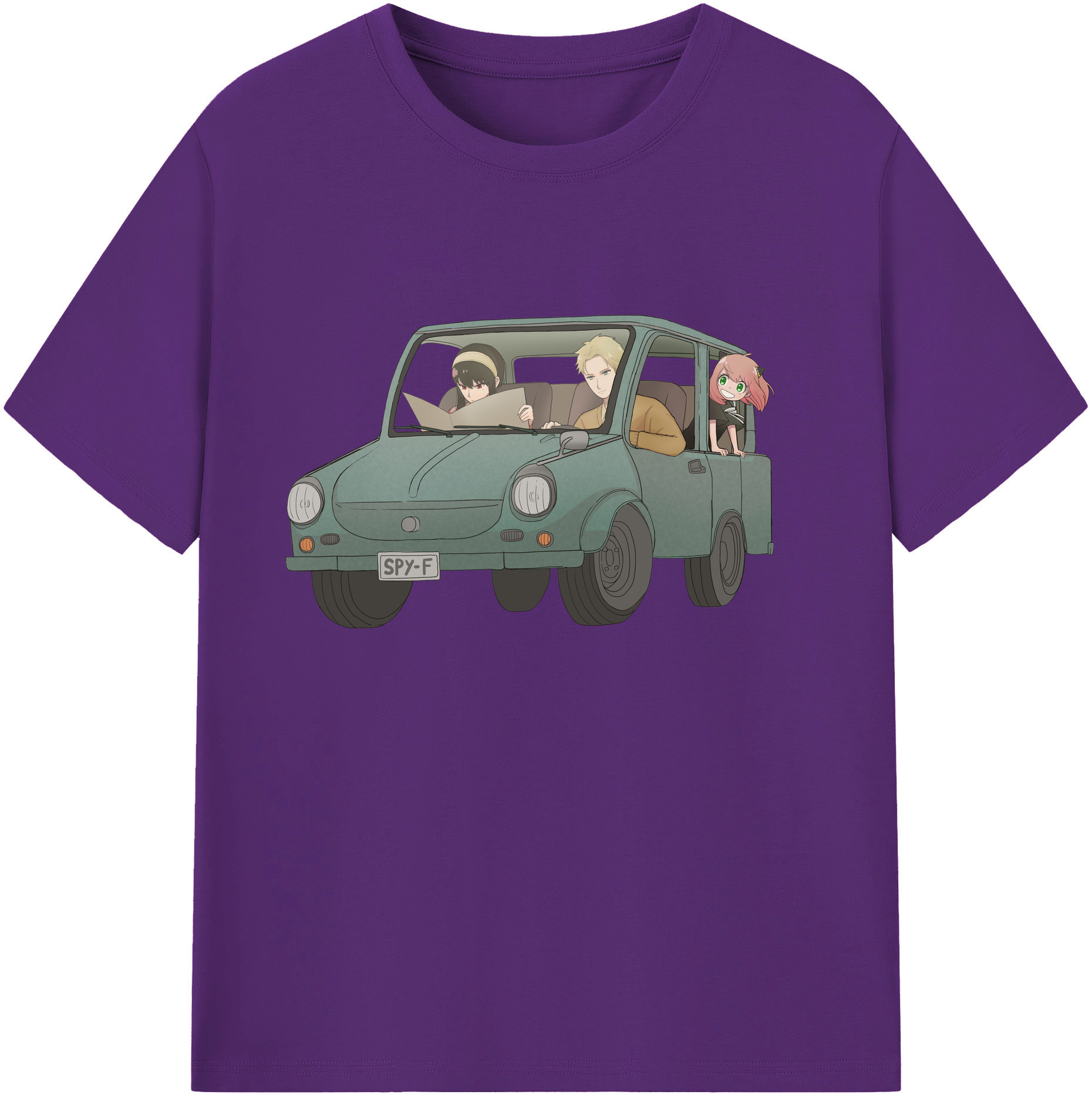 （画像用） SPY×FAMILY间谍家家酒 綿100％ メンズ半袖Tシャツ｜肌触りやわらか＆通気性