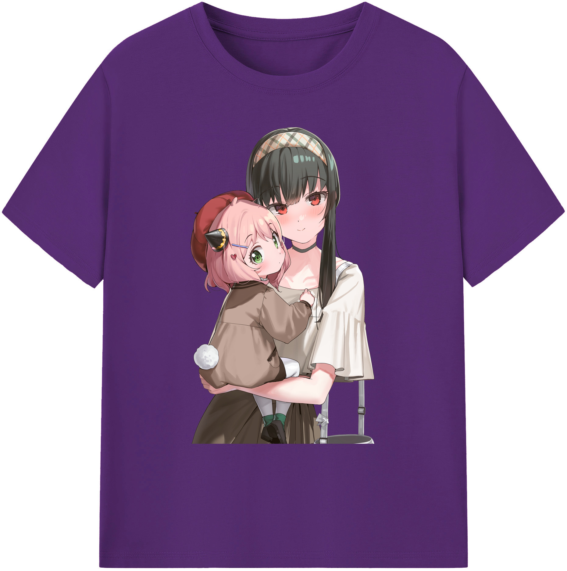 （画像用） SPY×FAMILY间谍家家酒 綿100％ メンズ半袖Tシャツ｜肌触りやわらか＆通気性