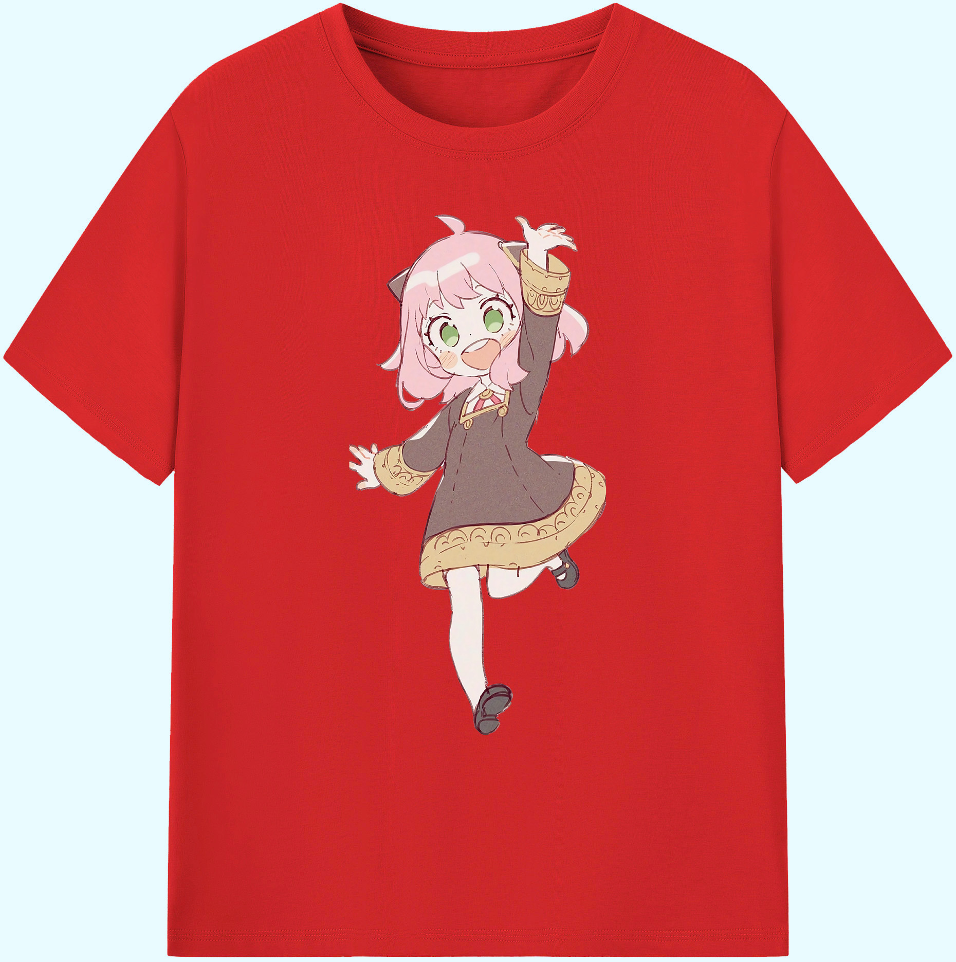 （画像用） SPY×FAMILY间谍家家酒 綿100％ メンズ半袖Tシャツ｜肌触りやわらか＆通気性