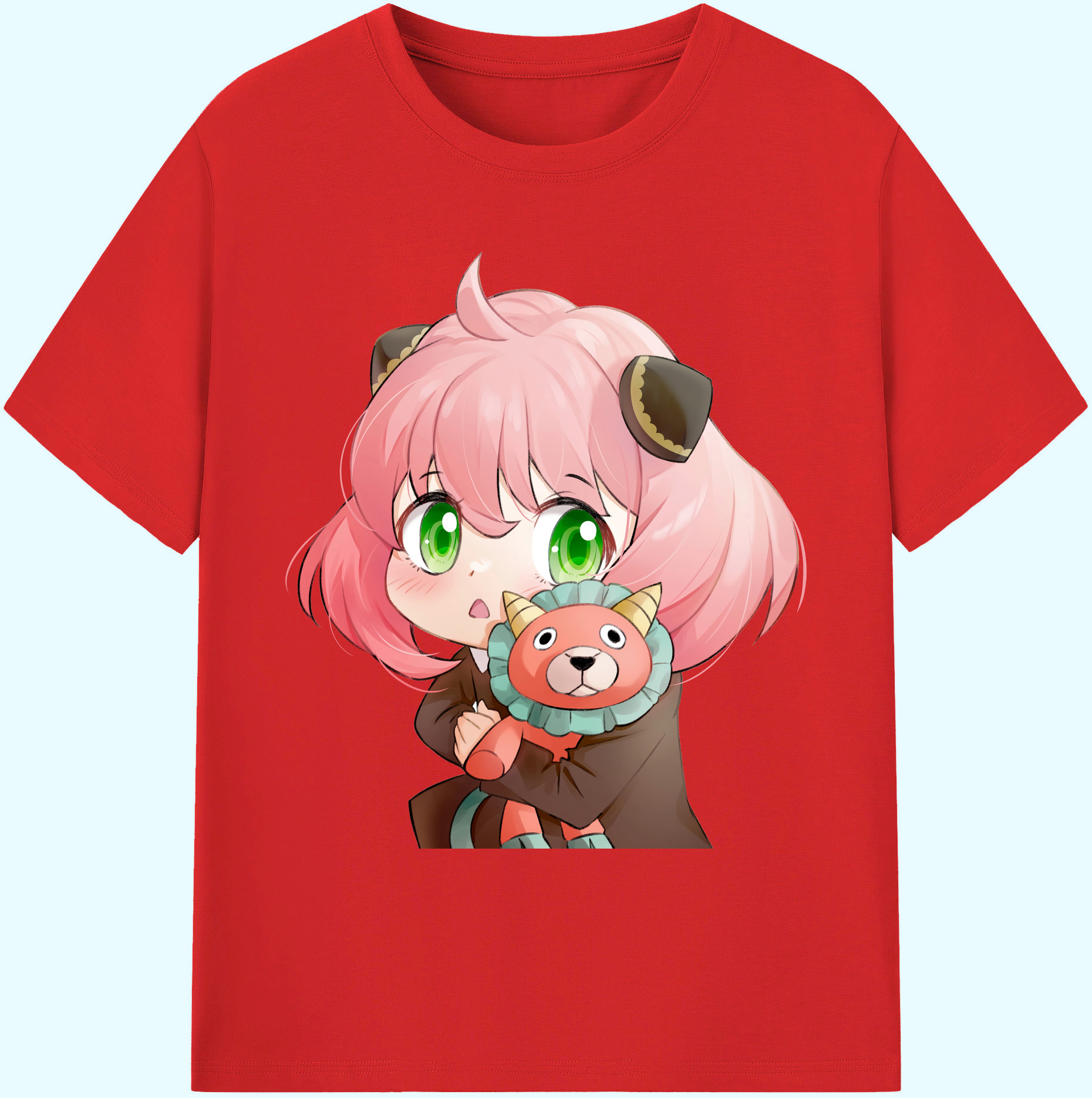 （画像用） SPY×FAMILY间谍家家酒 綿100％ メンズ半袖Tシャツ｜肌触りやわらか＆通気性