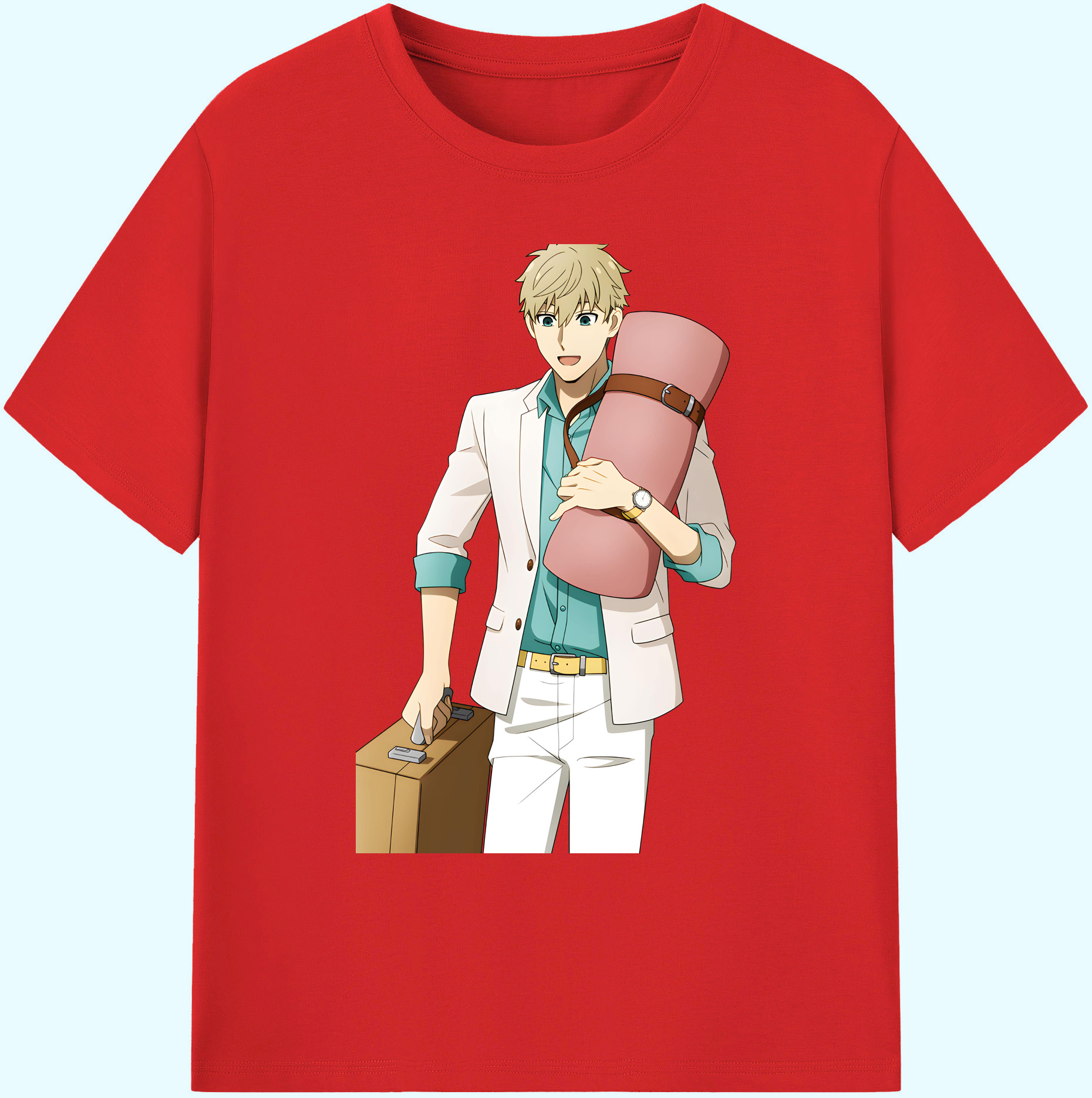 （画像用） SPY×FAMILY间谍家家酒 綿100％ メンズ半袖Tシャツ｜肌触りやわらか＆通気性