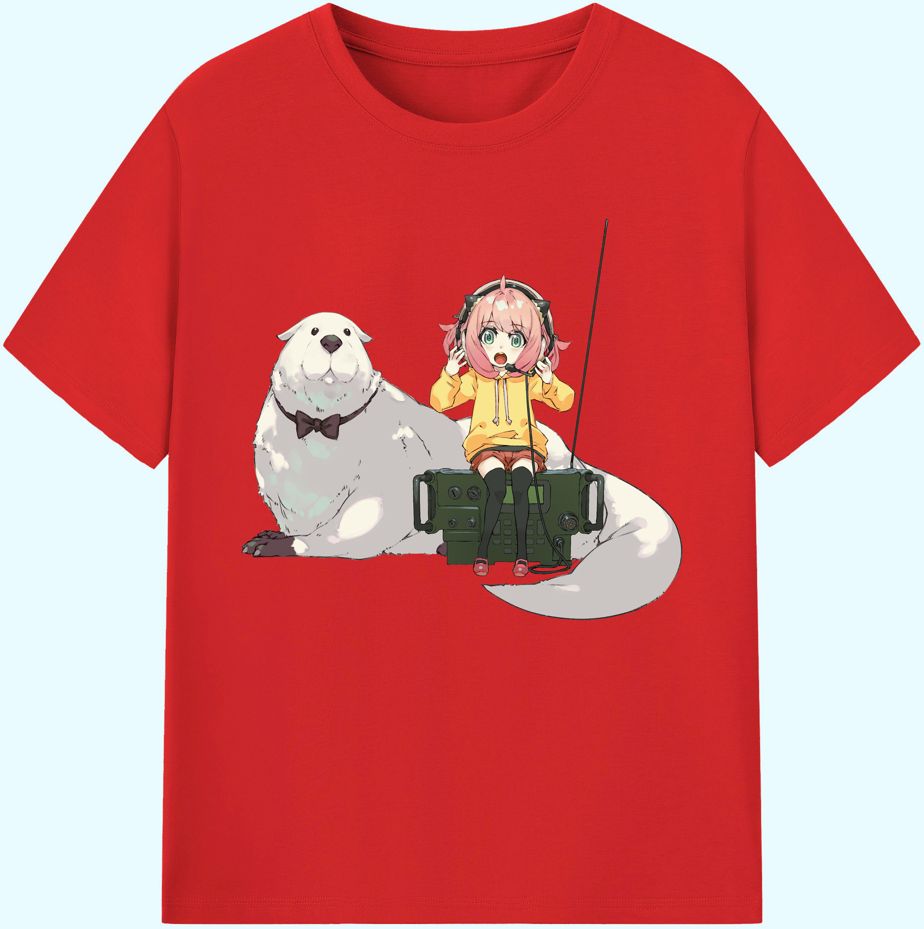 （画像用） SPY×FAMILY间谍家家酒 綿100％ メンズ半袖Tシャツ｜肌触りやわらか＆通気性