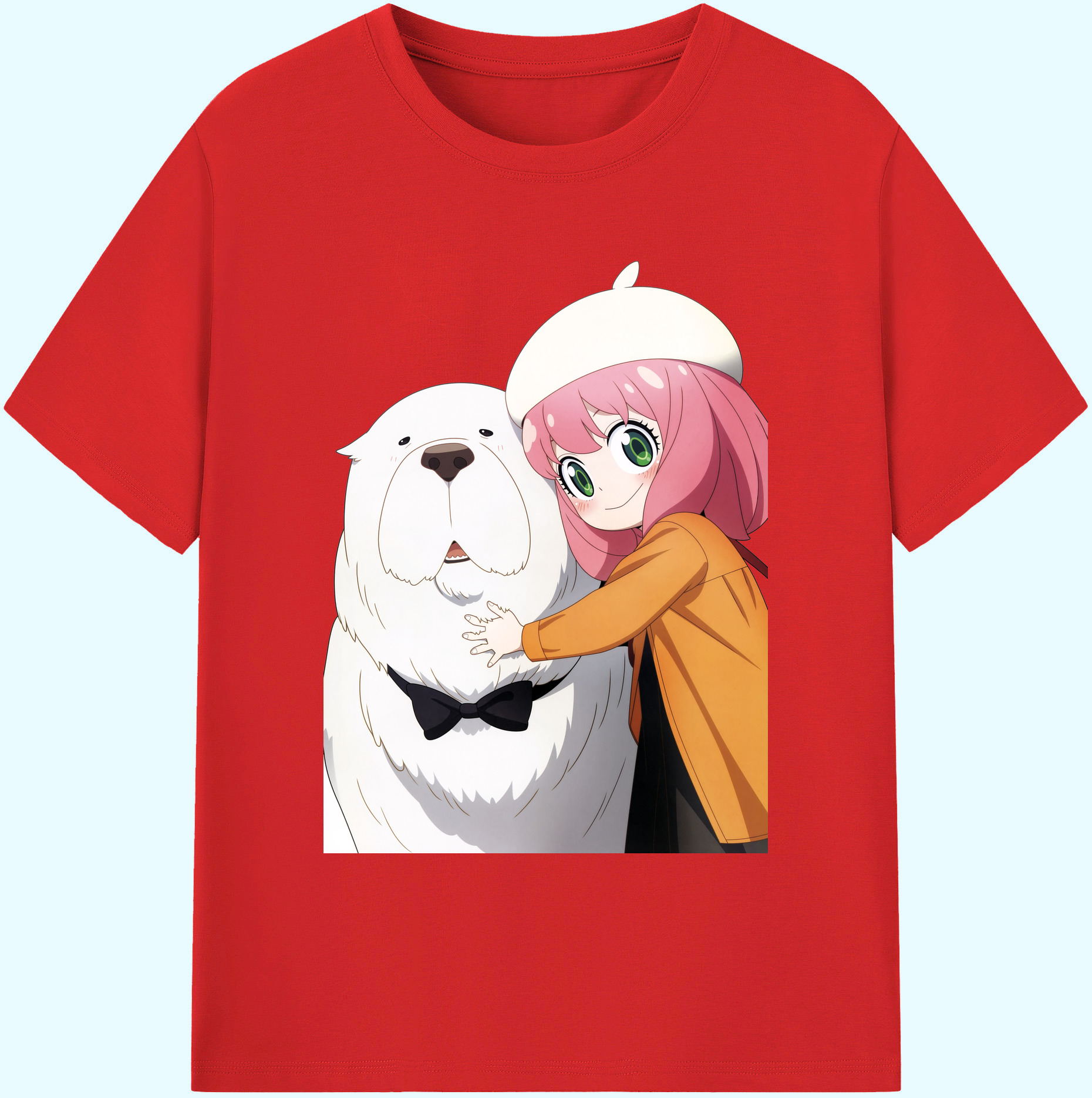 （画像用） SPY×FAMILY间谍家家酒 綿100％ メンズ半袖Tシャツ｜肌触りやわらか＆通気性